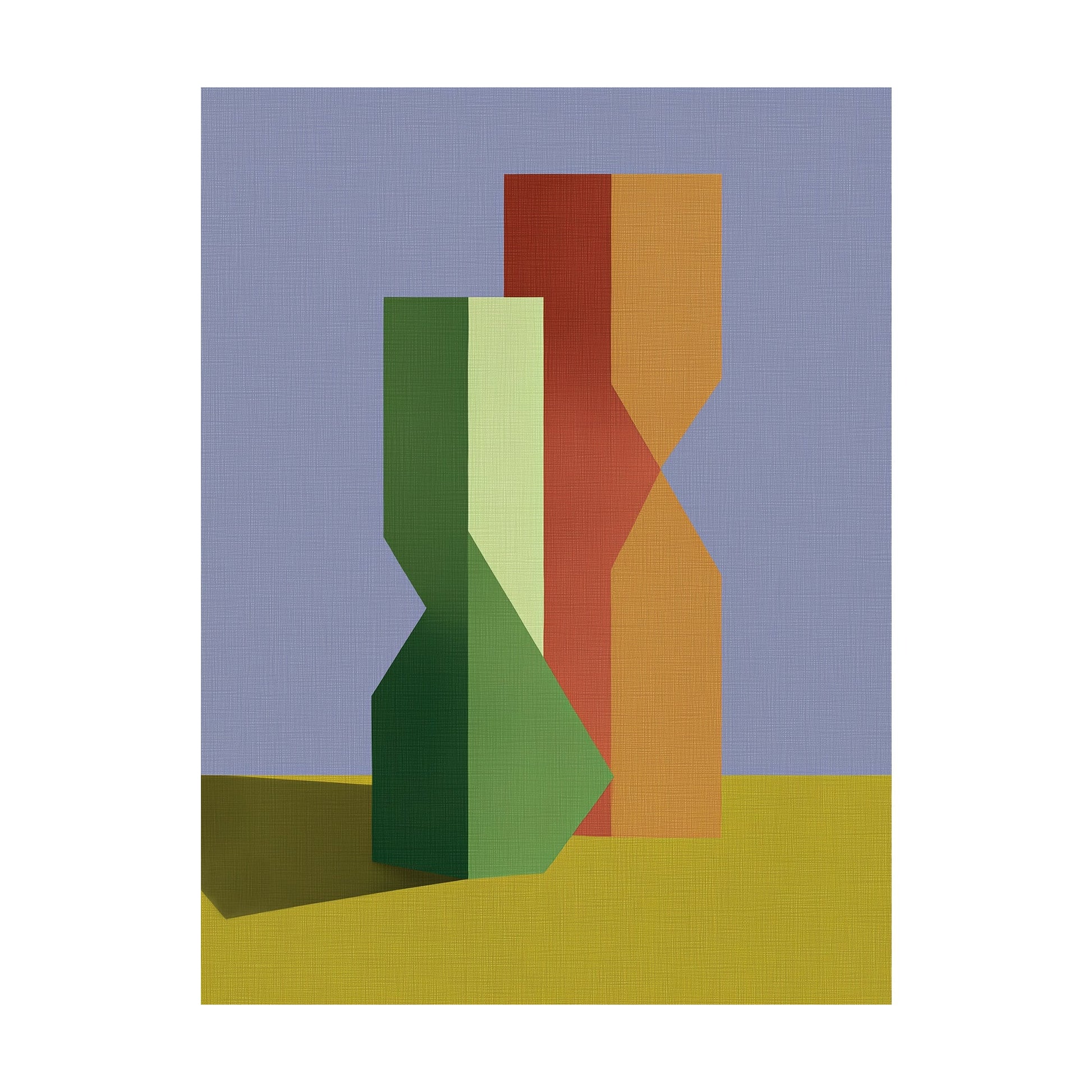Form and Structure No. 03 — Geometric Abstract Art Print