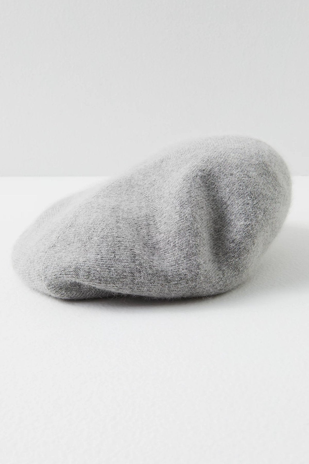 Crystal Embellished Floral Beret - Dark Gray