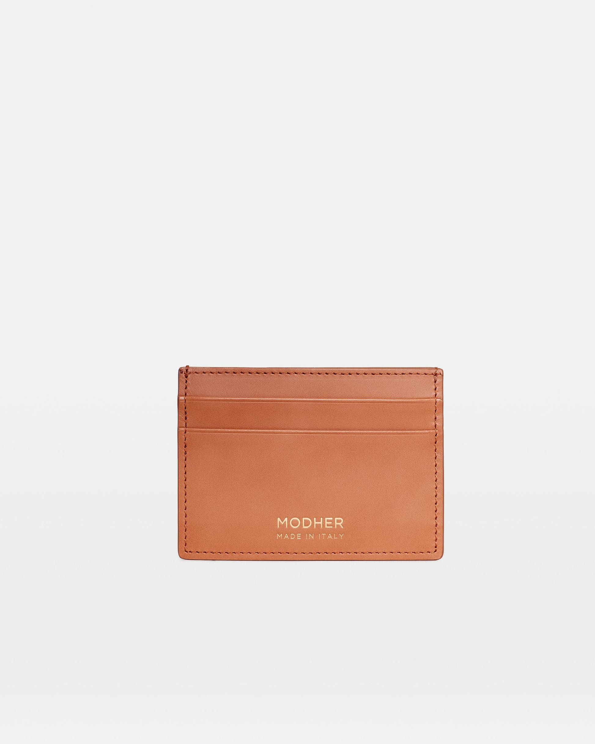 MODHER Leather Credit Card Slip#color_naturale