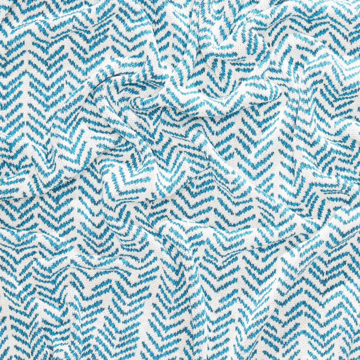 In2Green Eco Throw Cotton Sustainable Knit Warrior Throw Blanket Teal | Ovarian Cancer 601570193217 BL01GWB2