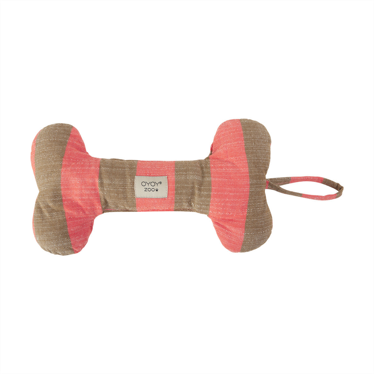 Ashi Dog Toy Cherry Red Taupe 2