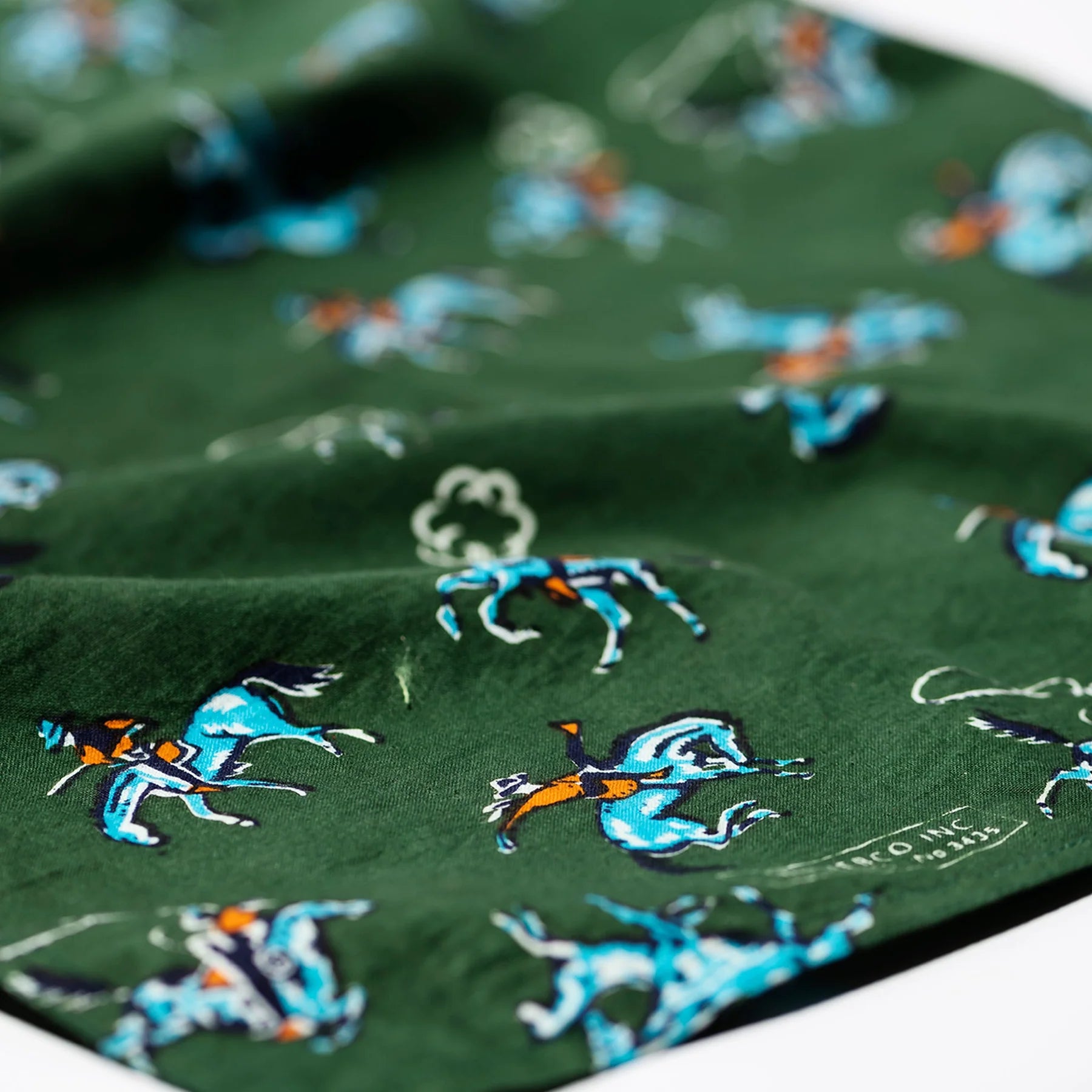 Hand Printed Kids Apron With Kerchief Cowboy 5