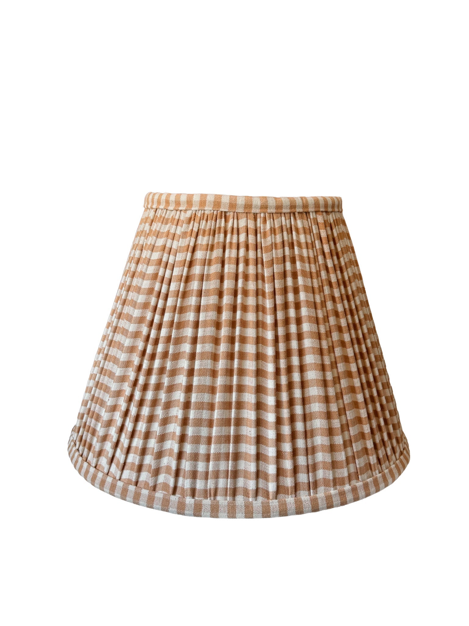Tan Gingham Empire Shade - Thumbnail 2
