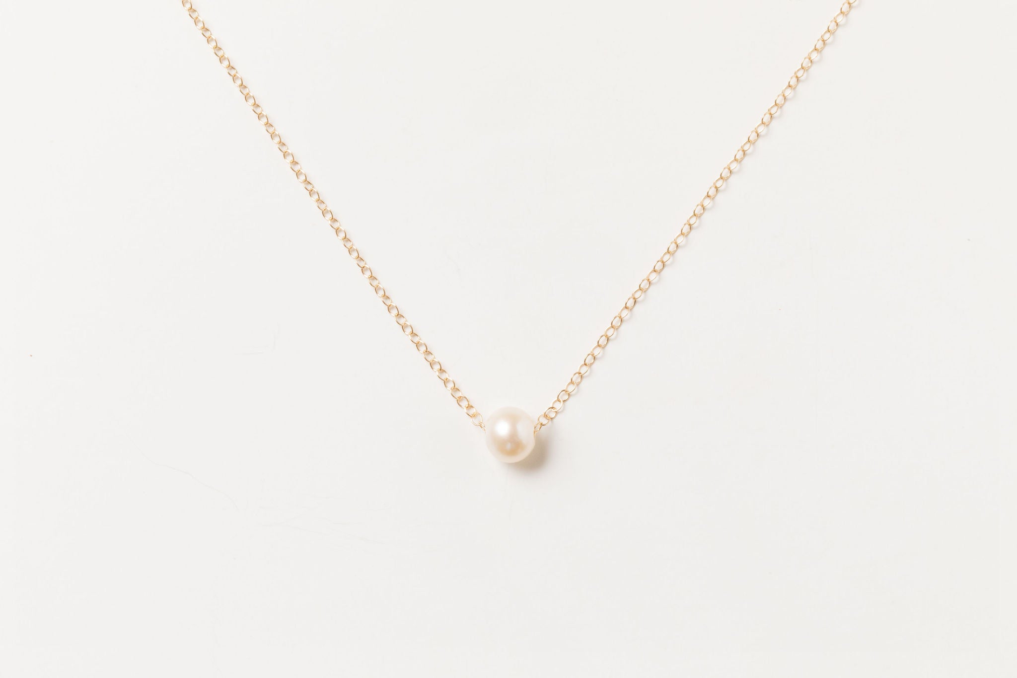 Grit Pearl Necklace | Gold Fill