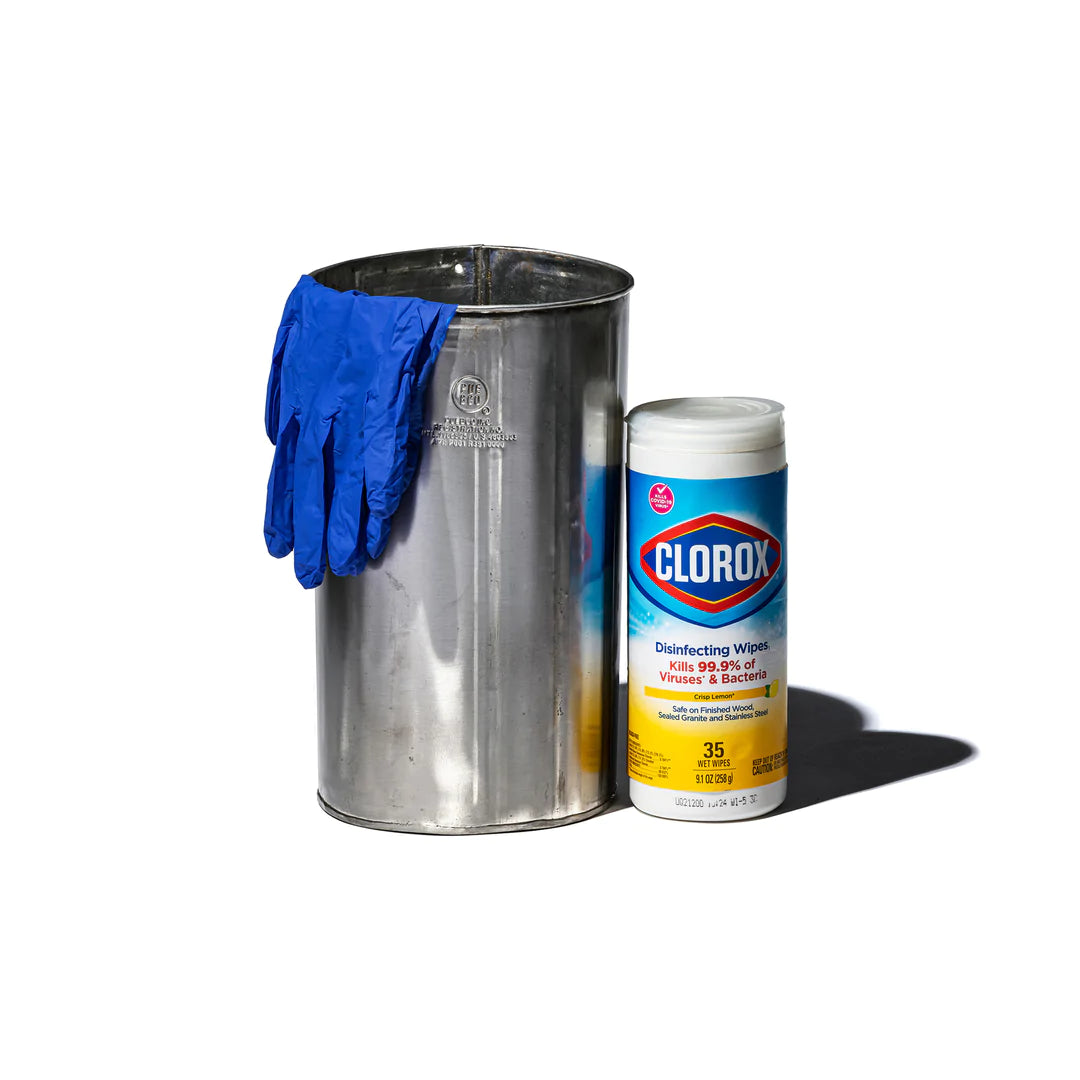 Recycle Steel Trashcan 1