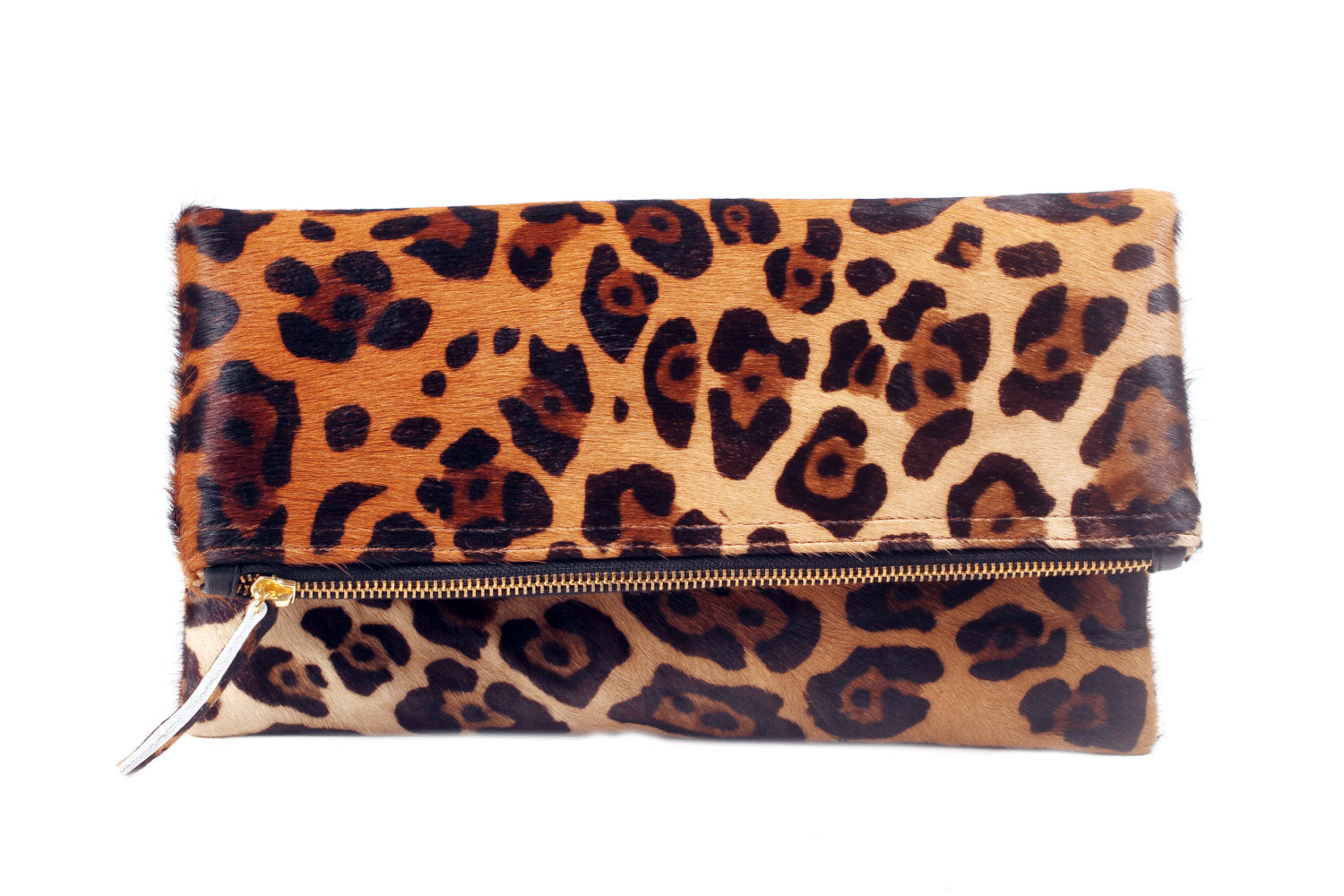 Jaguar Print Calf Hair clutch