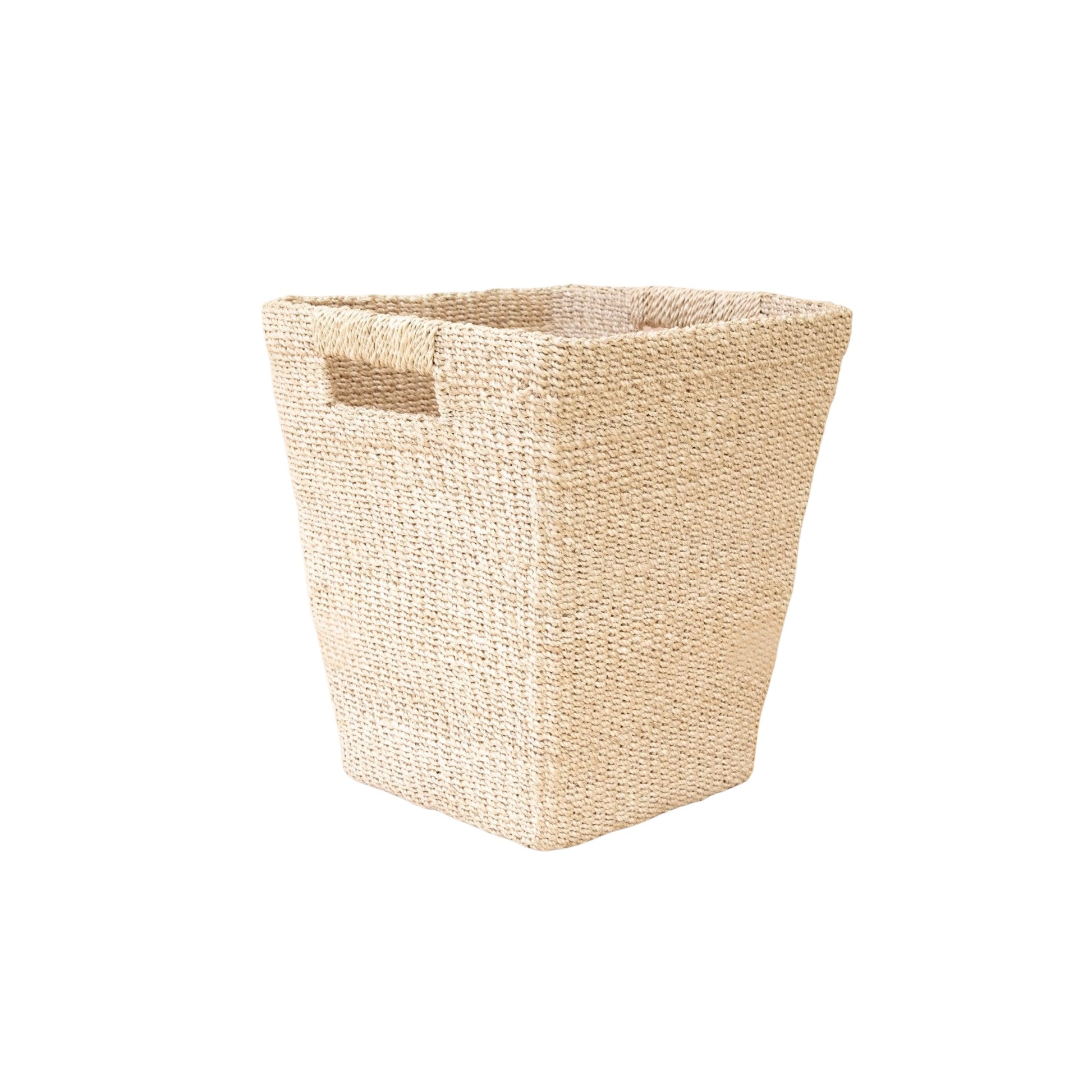 Baskets - Natural Tapered Square Basket - Floor Basket | LIKHÂ - LIKHÂ