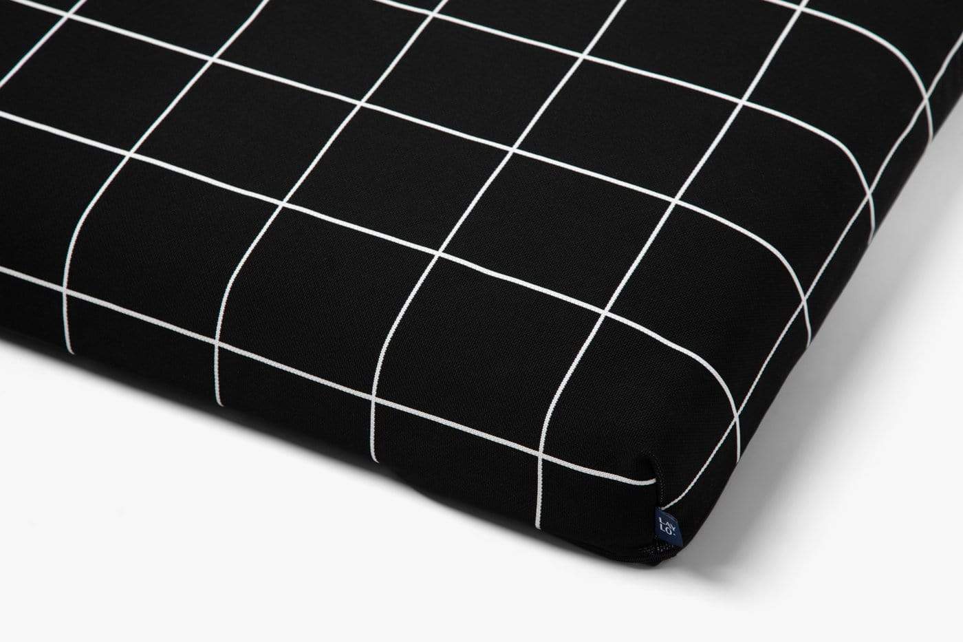 Laylo Pets Grid LAY LO Pets - Black Grid Dog Bed or Bed Cover Lay Lo Pets, black dog beds