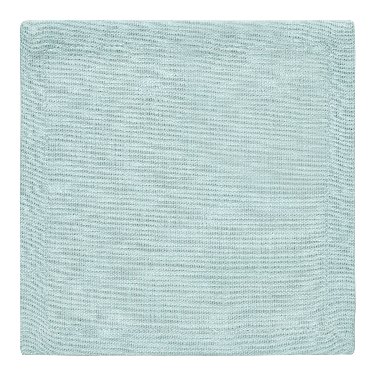 CNP-4903-66_3|Close-up of a single well-crafted light blue linen napkin, perfect for adding a touch of color to any meal.