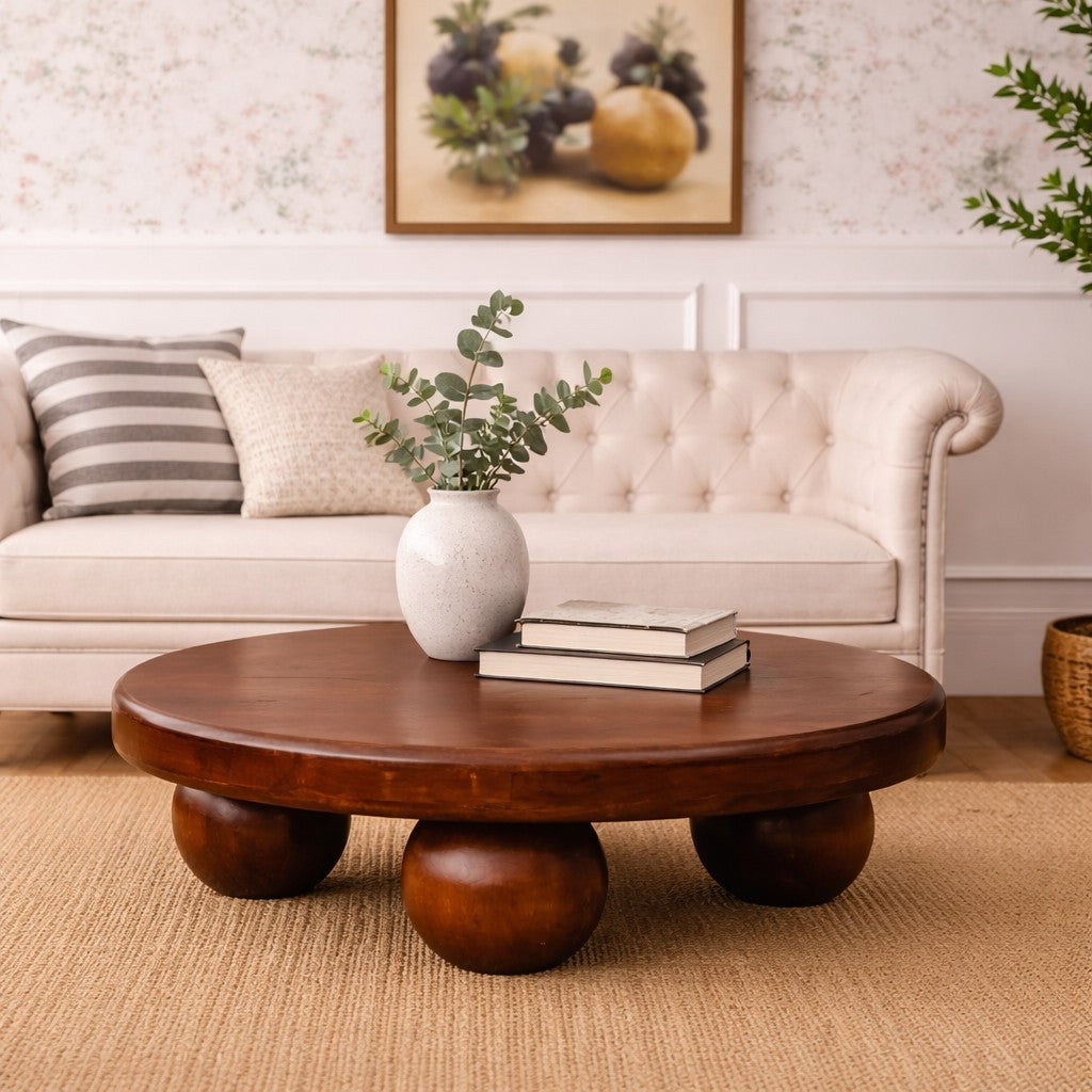 Solid Wood Bola Coffee Table
