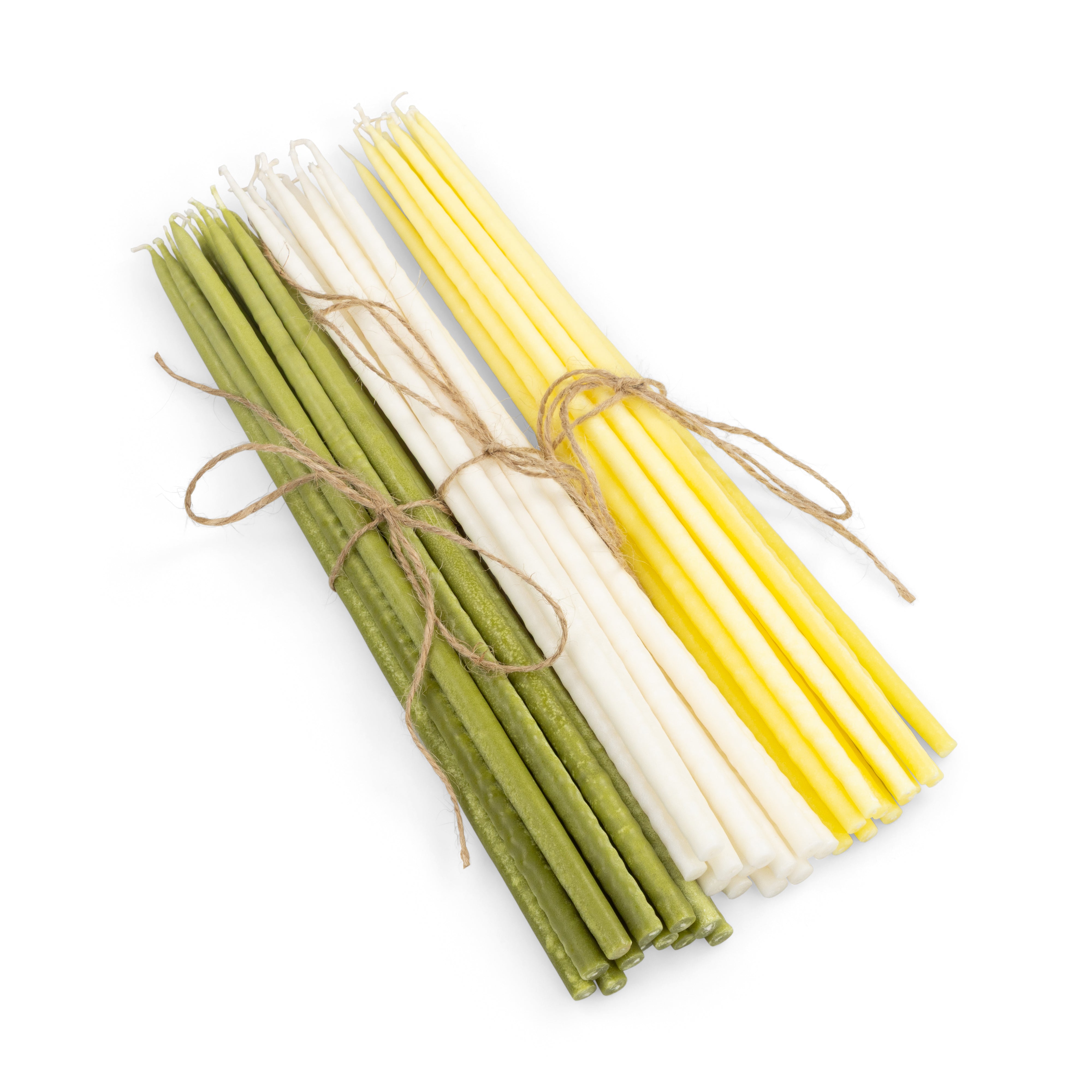 Thin Taper Candles - Primrose Yellow