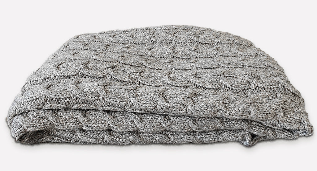 Purple Nest Design Muru Collection Cable Throw - Thumbnail 3