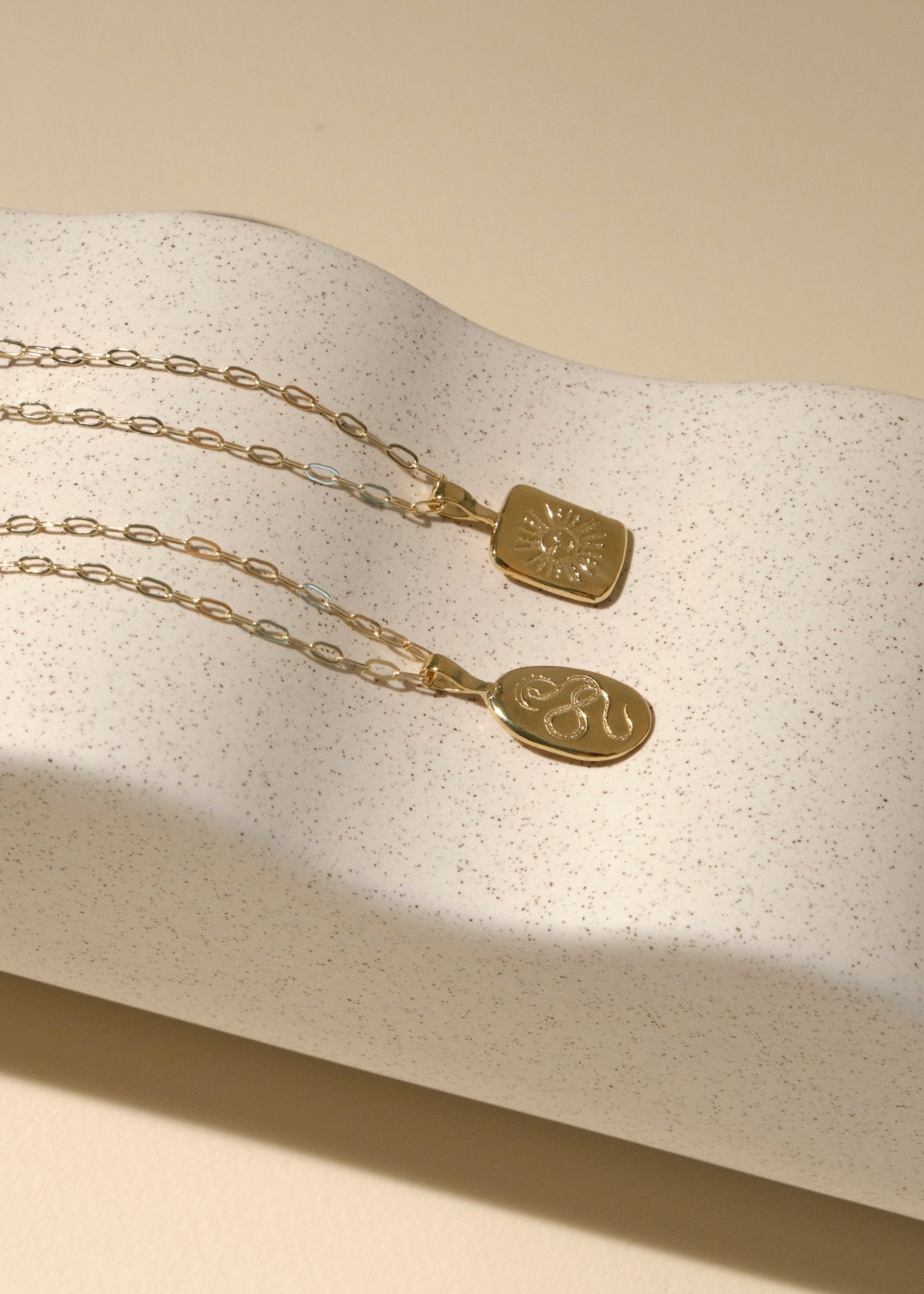 Serpent Rising Snake Pendant Necklace - Dea Dia