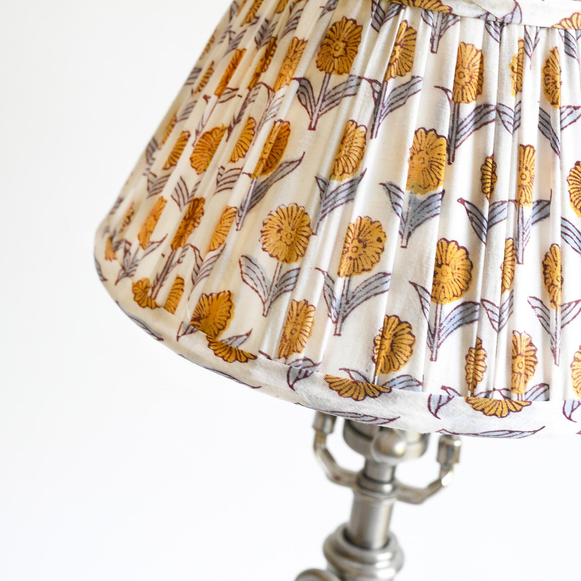 Pleated Lampshade in Stephanie Print - Sophie Williamson Design