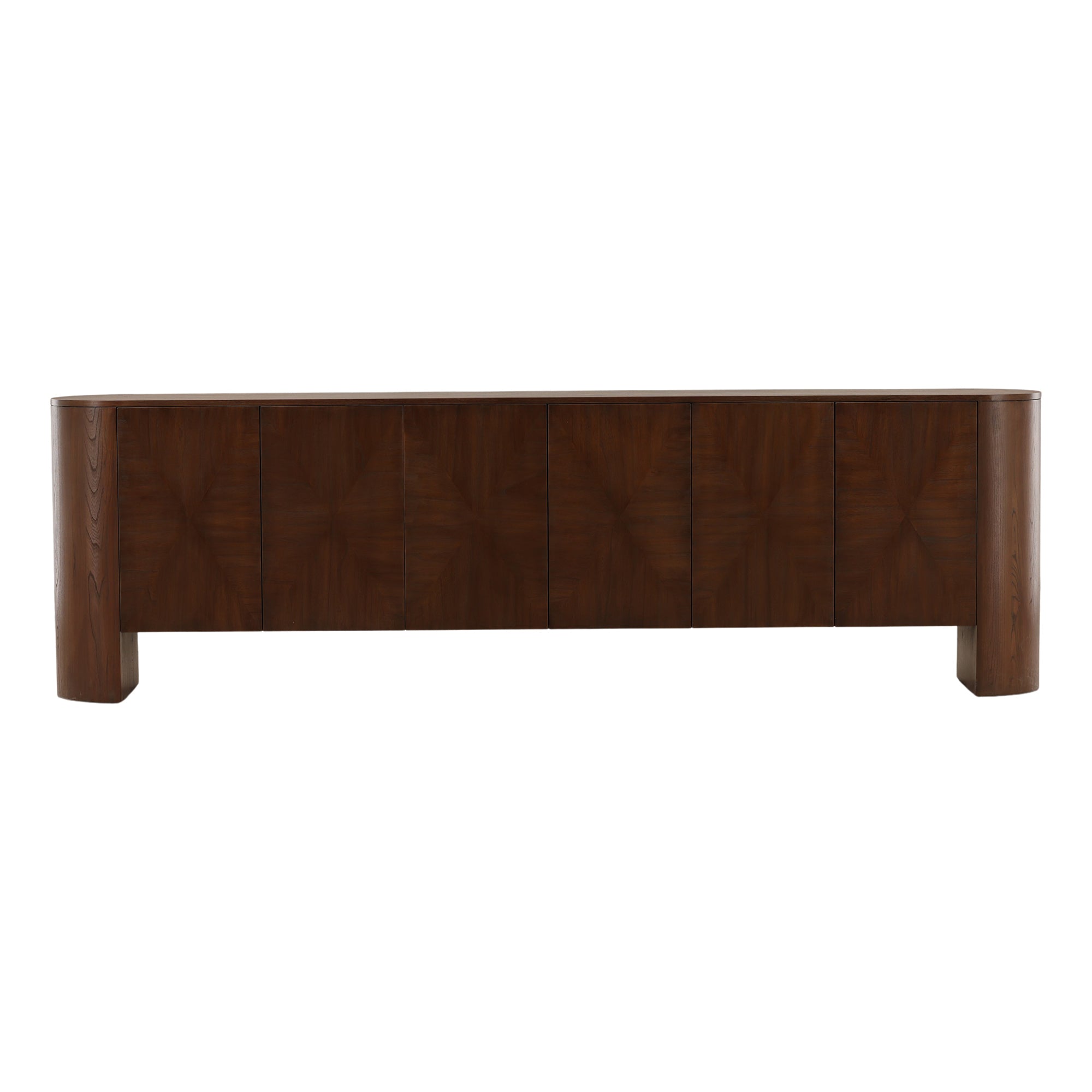 Roman Elm Wood Sideboard