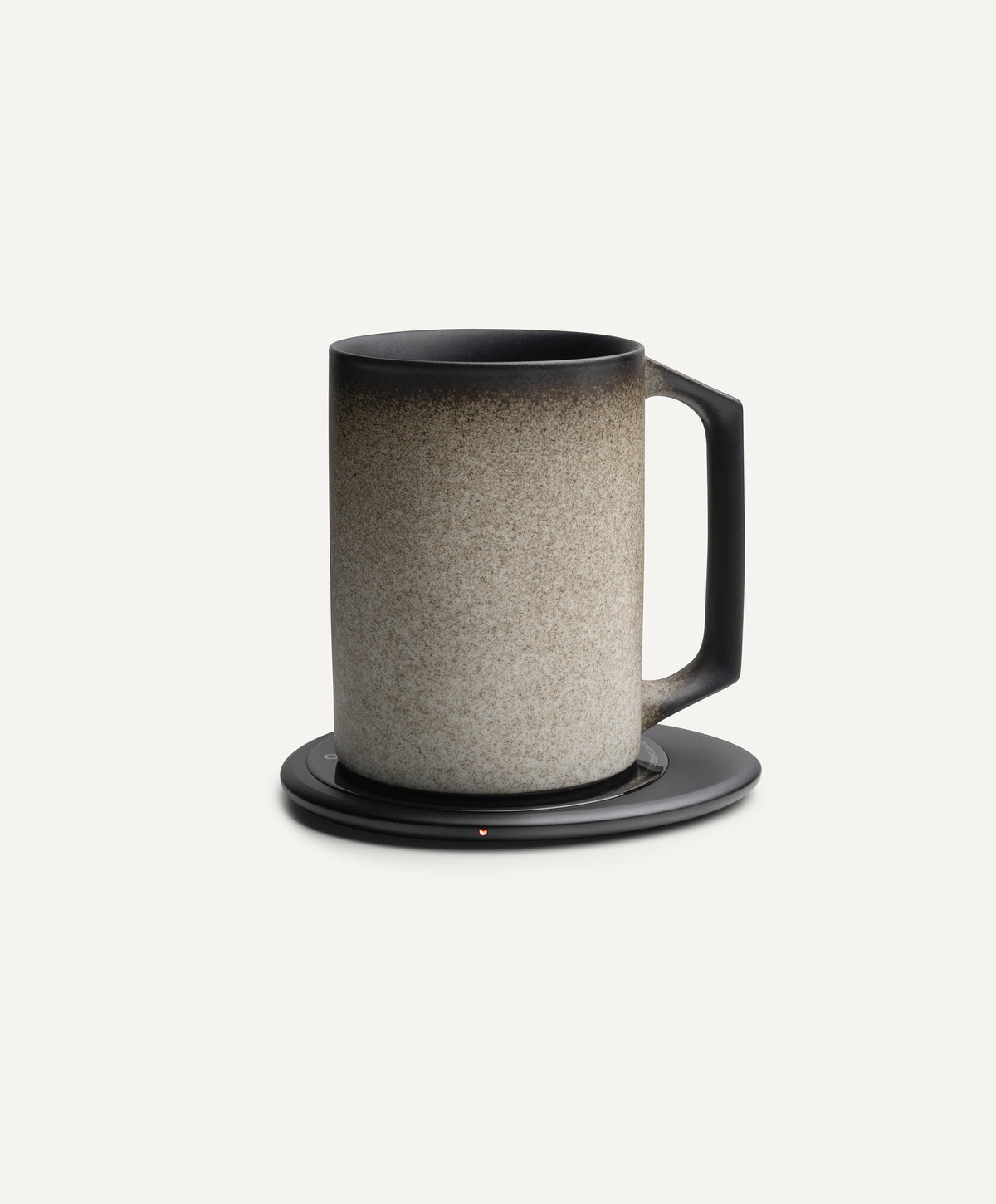  Ui Artist Collection Self-Heating Ceramic Mug 12 fl oz / 355 mL in Iron Noir on Ohom Charging Pad 3