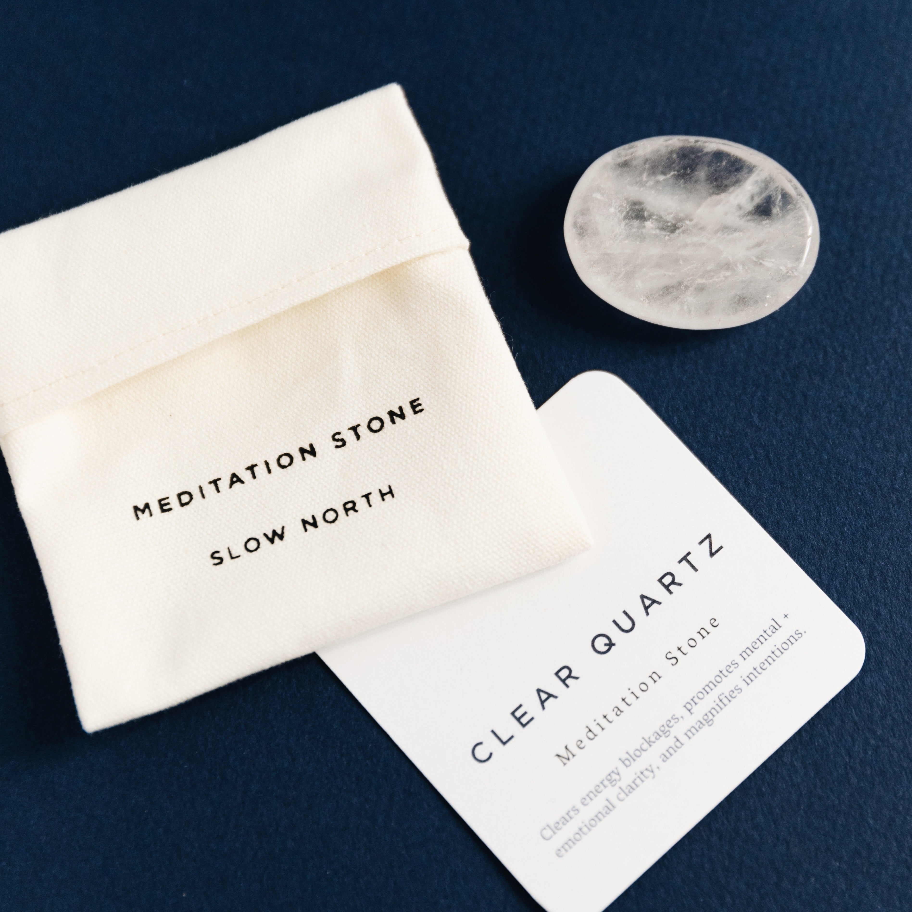 Clear Quartz - Meditation Stone