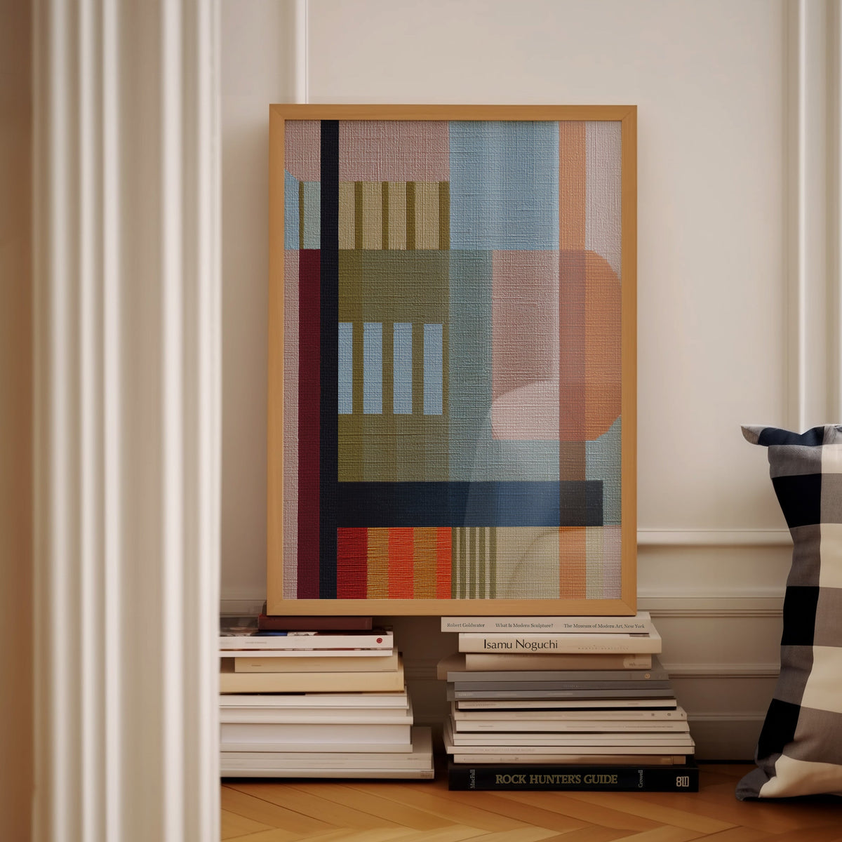 Woven Perspectives No. 01 — Geometric Abstract Art Print