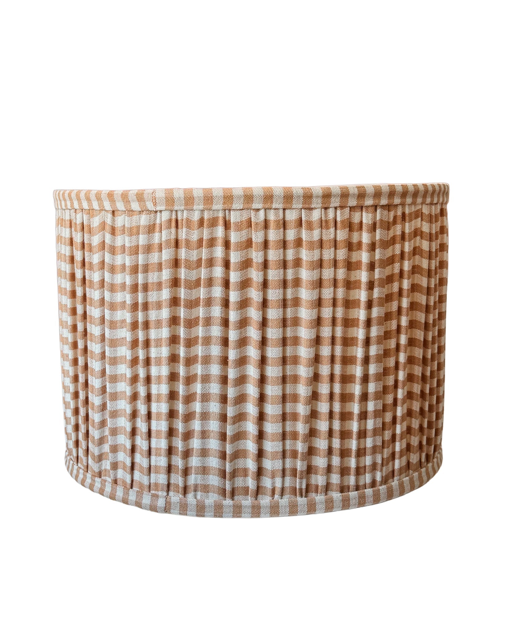 Tan Gingham Drum