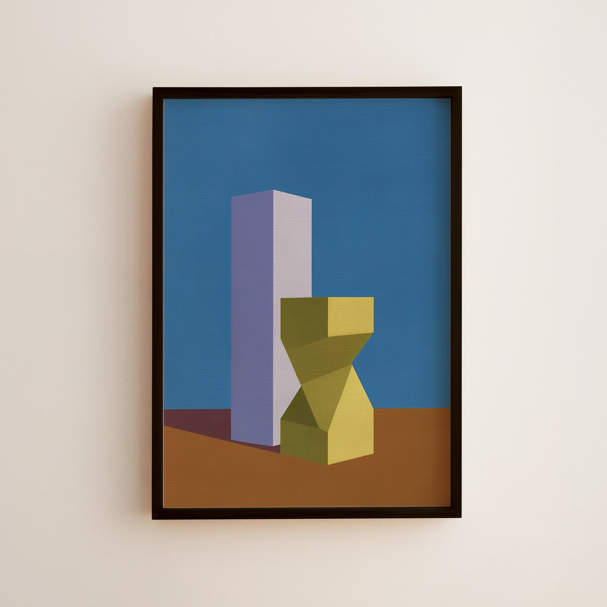 Form and Structure No. 05 — Geometric Abstract Art Print