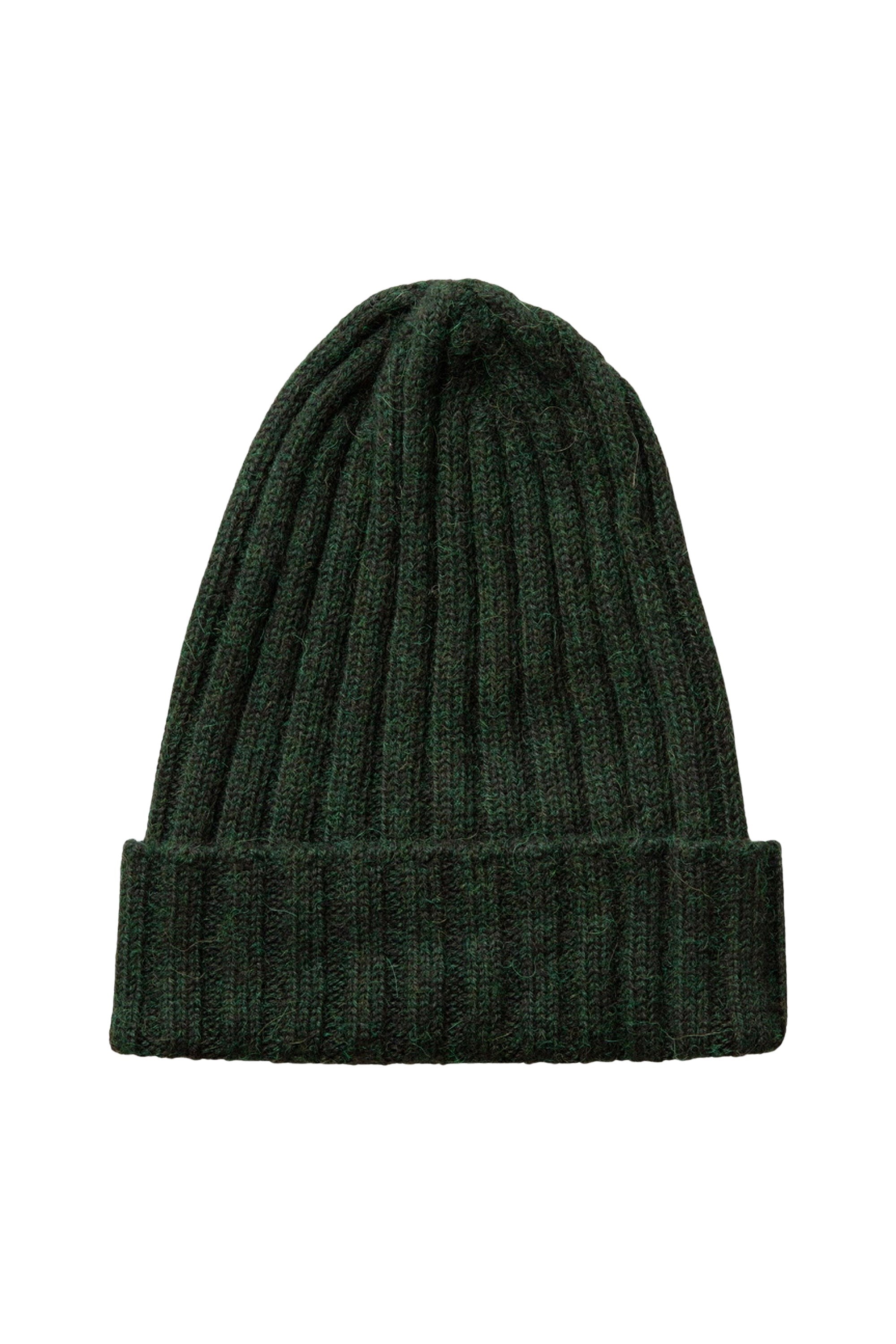 Ribbed Beanie - Green Envy