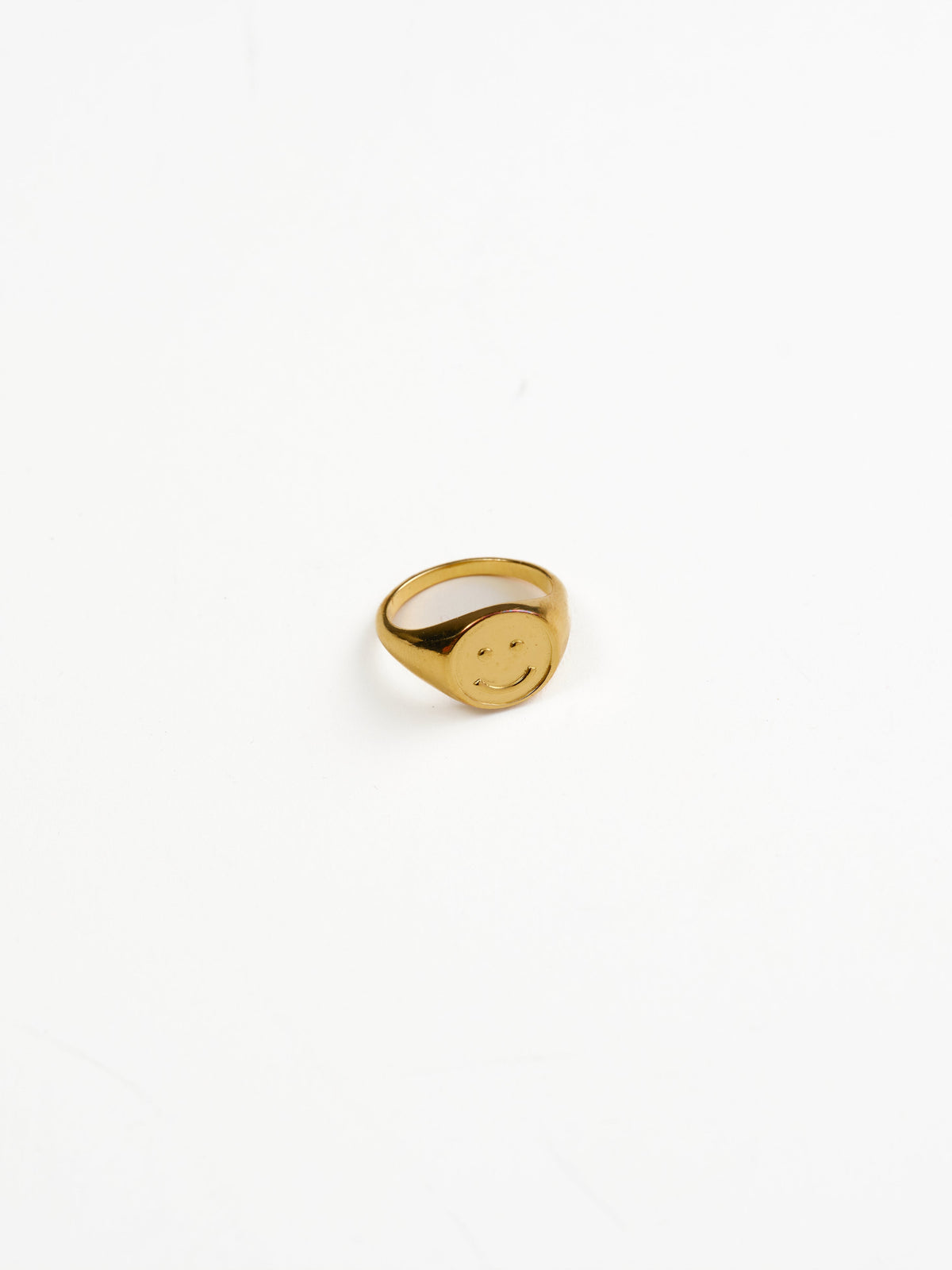 Finley Signet Ring in 14k recycled gold vermeil