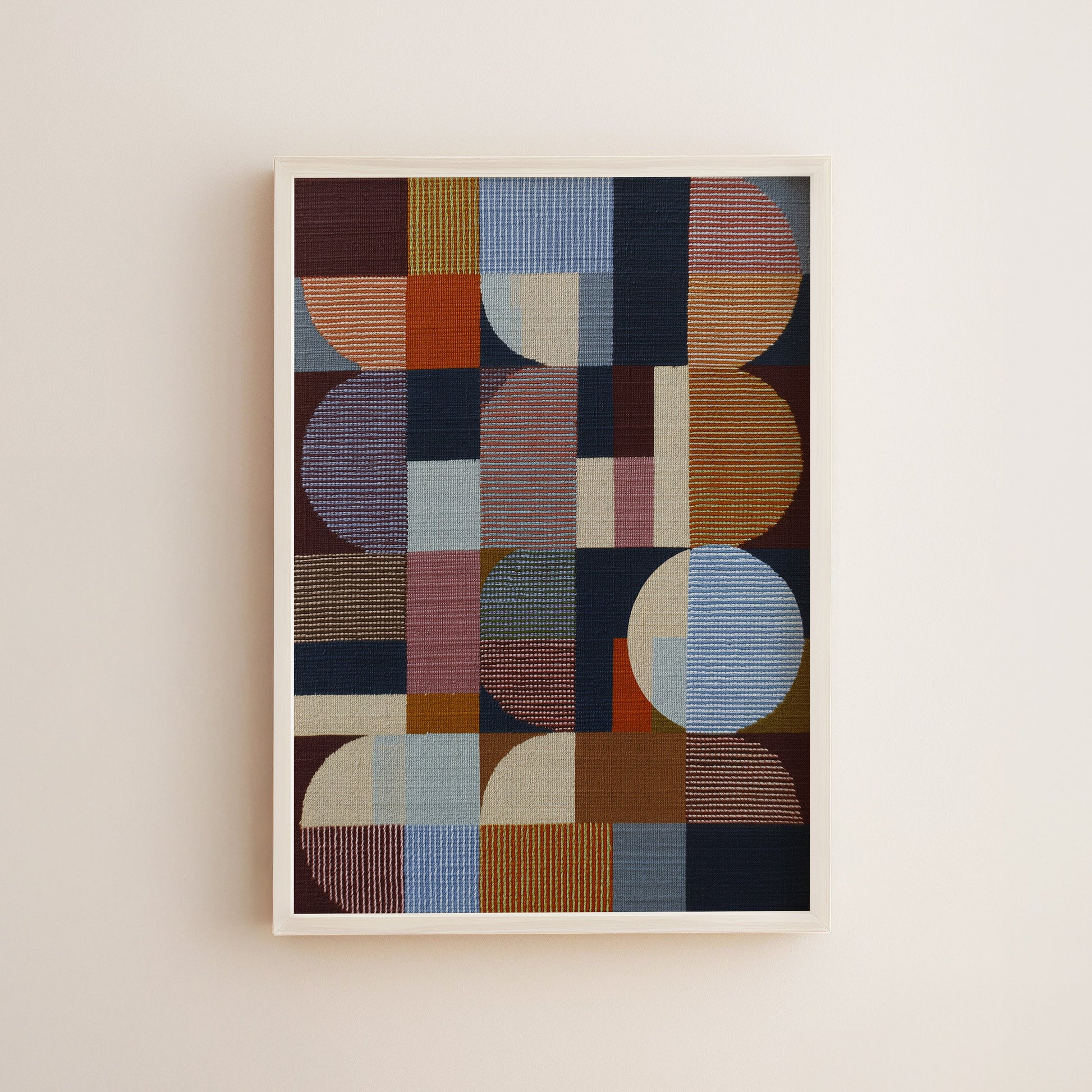 Woven Perspectives No. 18 — Geometric Abstract Art Print