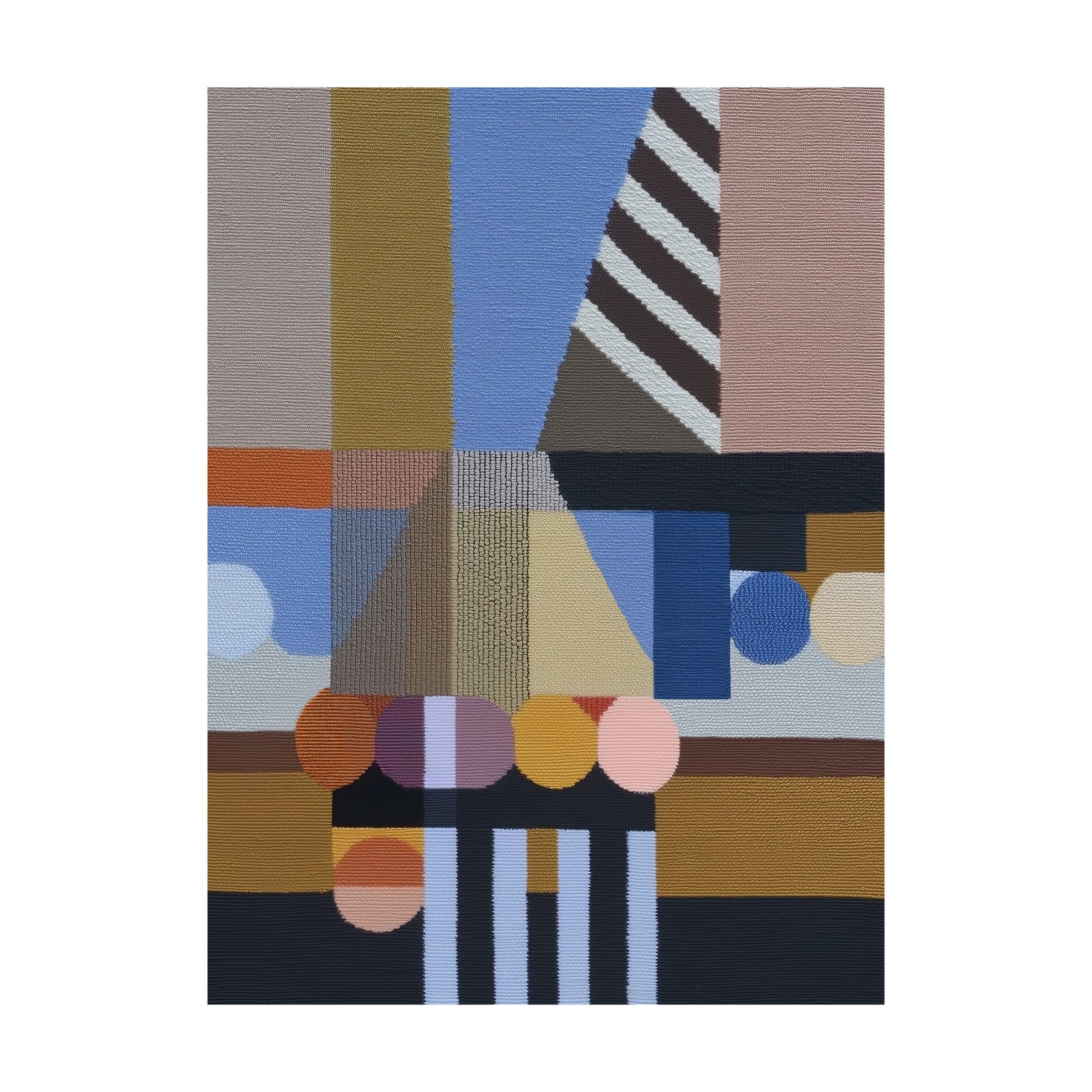 Woven Perspectives No. 05 — Geometric Abstract Art Print