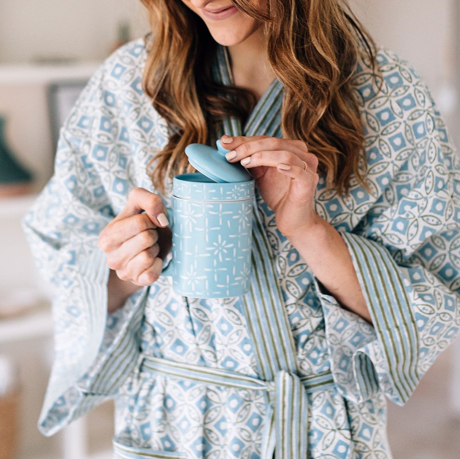 Rajasthan Blockprint Robe - Ten Thousand Villages