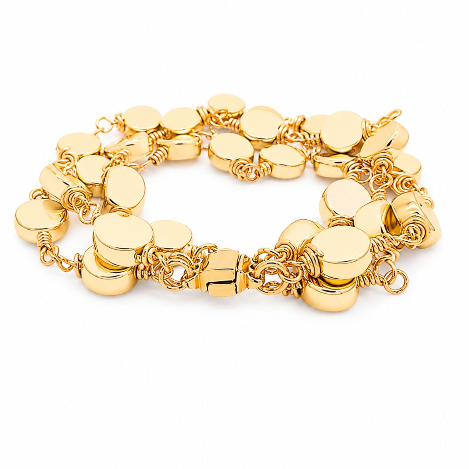 What Golds Around Comes Around Coin Bracelet