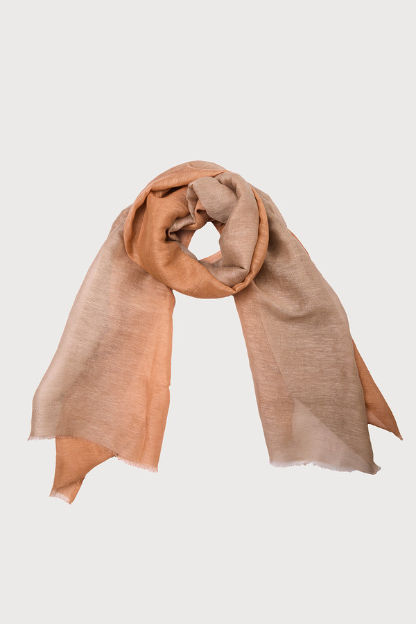 Linen Ombré Scarf - Taupe