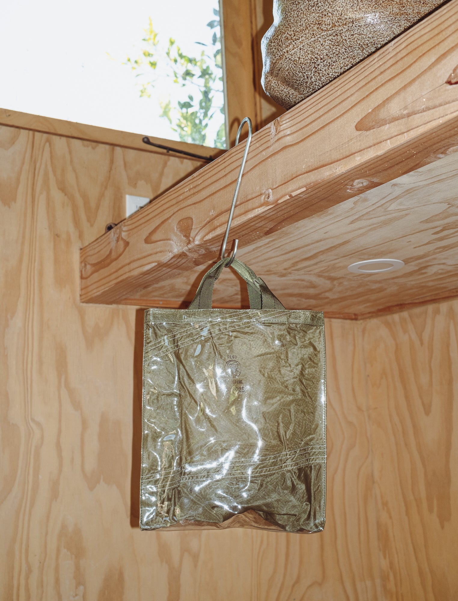Covered Parachute Document Bag Olive Puebco 504117 2