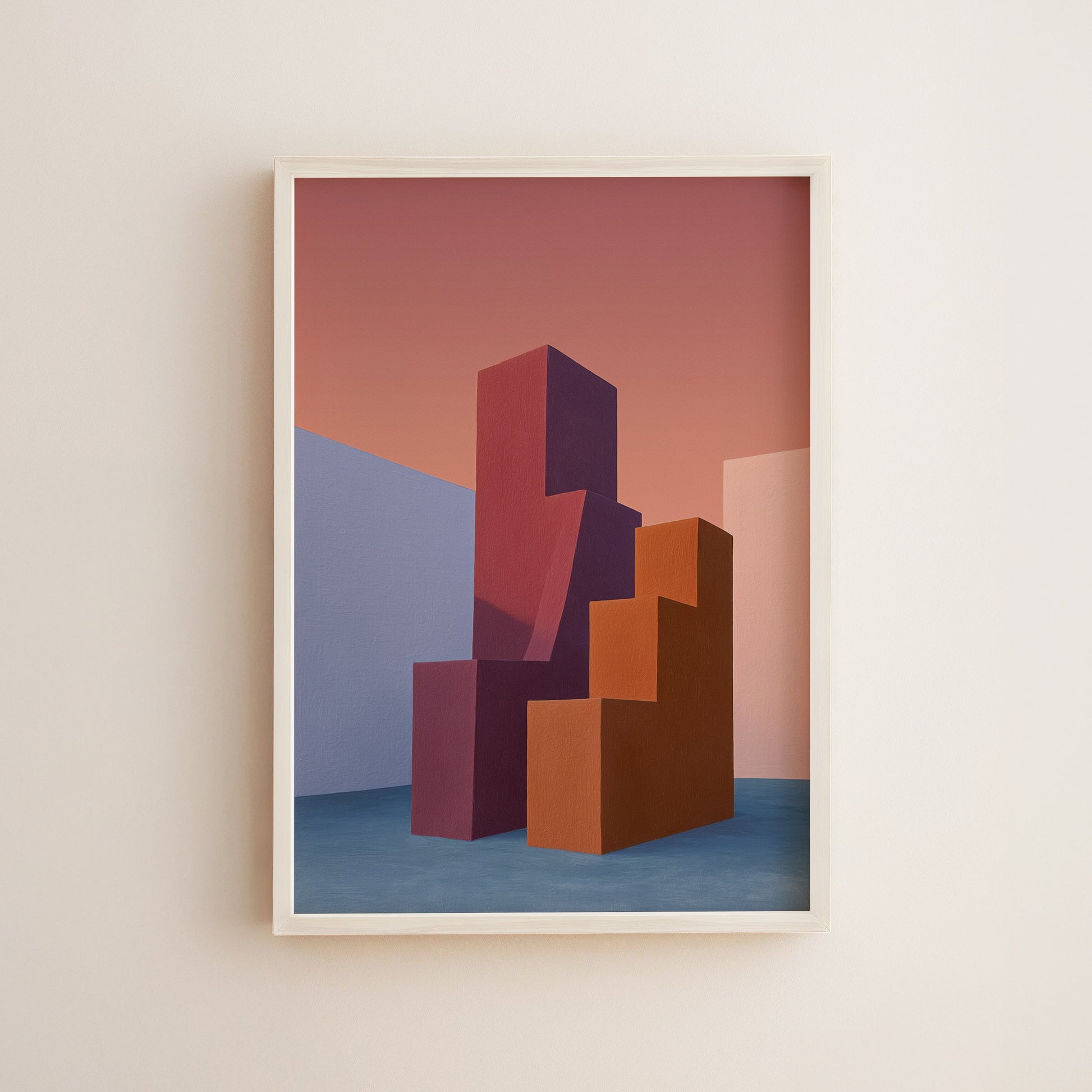 Form and Structure No. 02 — Geometric Abstract Art Print