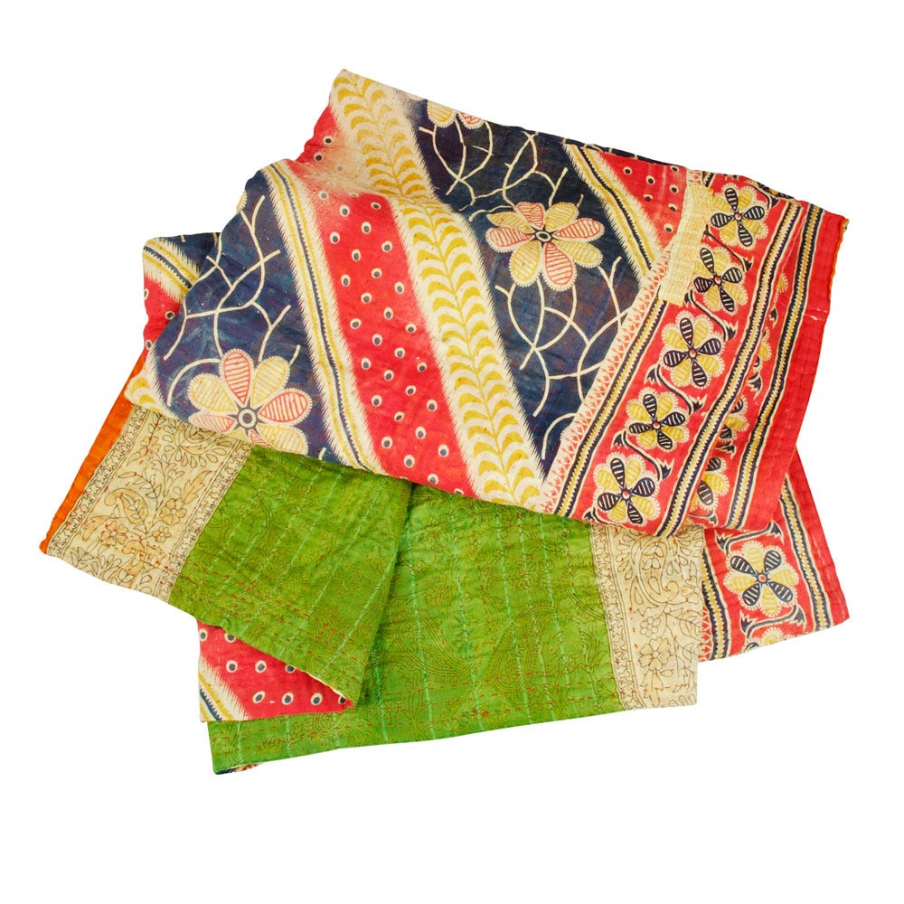 Sacred Sari Throw - Thumbnail 3