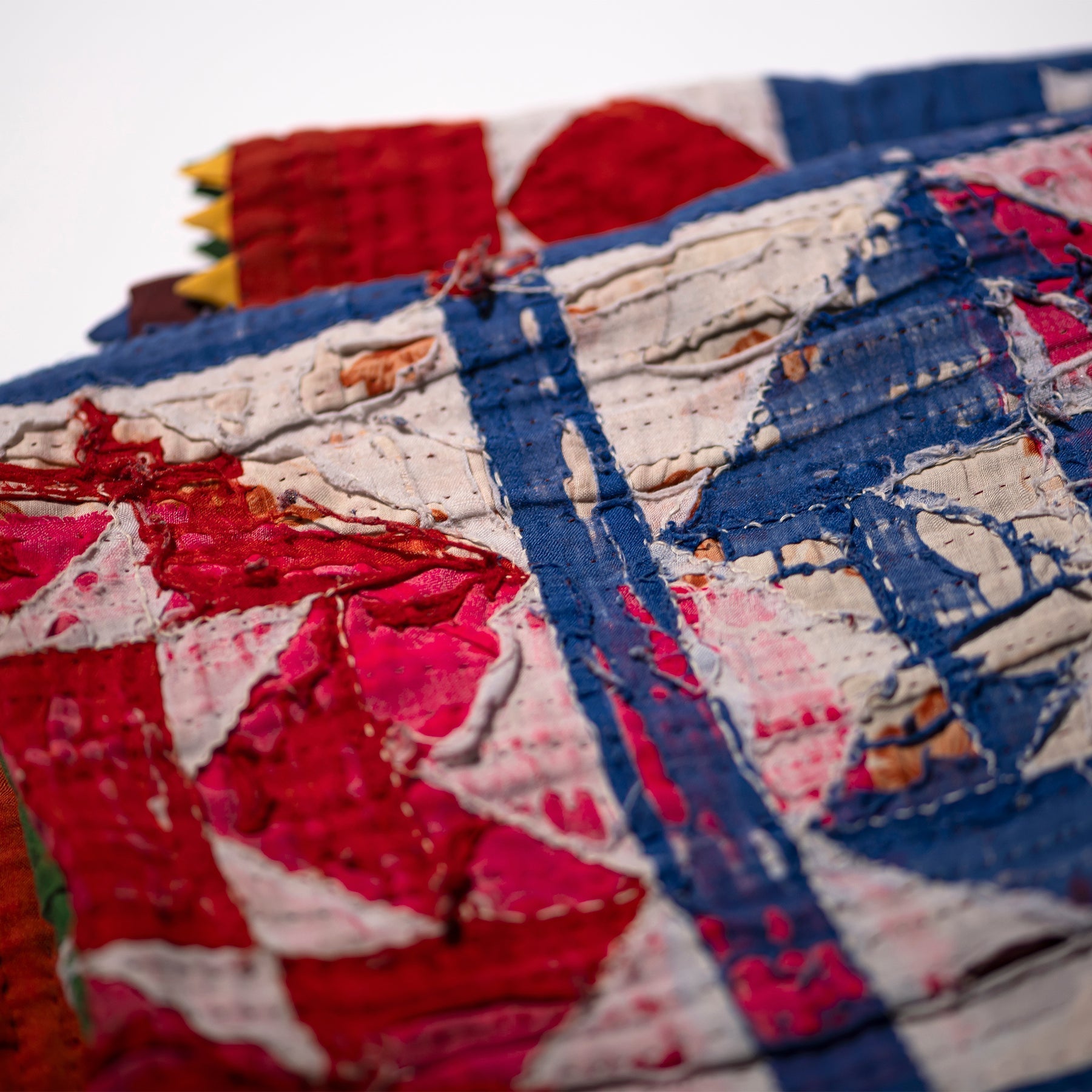 Covered Vintage Kantha Quilt Medium Organizer Puebco 113845 7