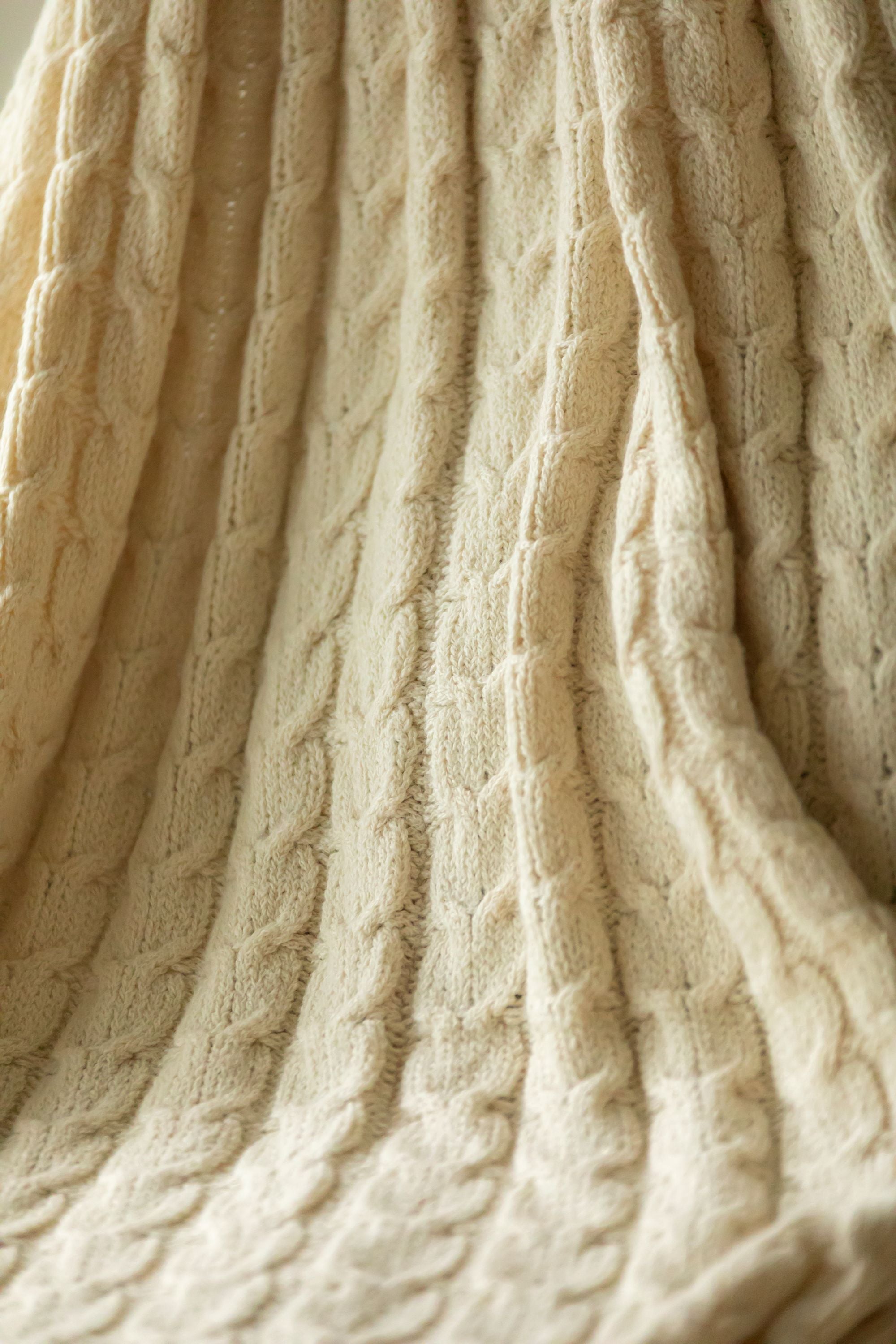 Purple Nest Design Muru Collection Cable Throw - Thumbnail 5