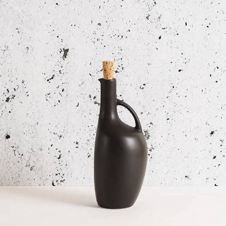 Canard Stoneware Oil Bottle