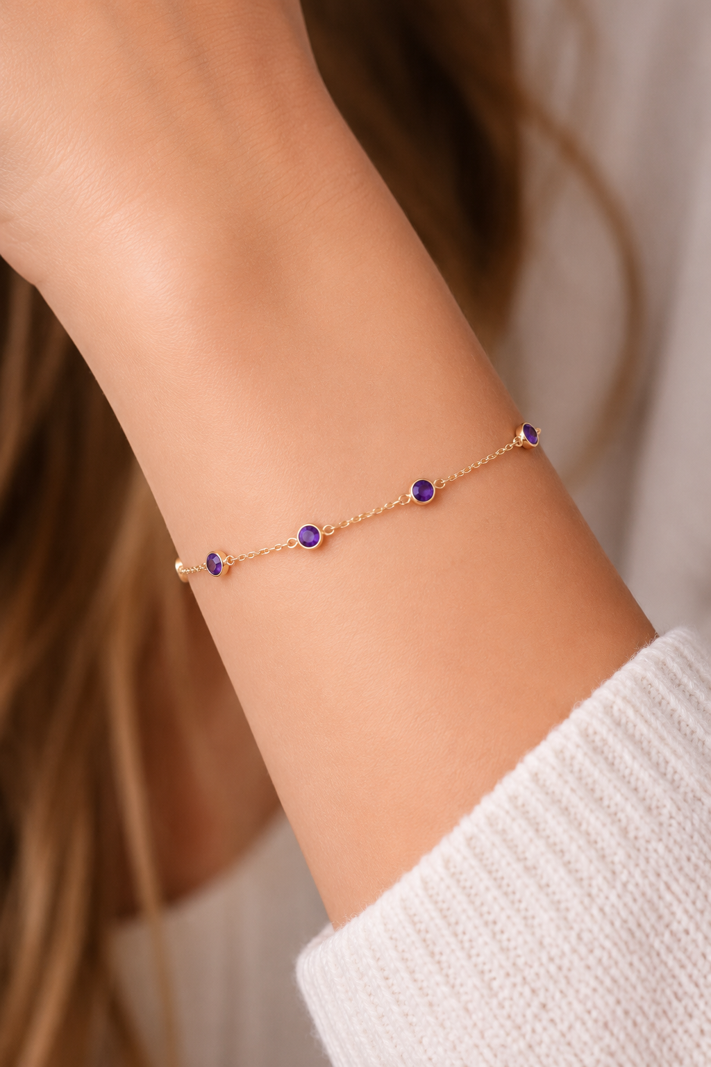amethyst_gold_Zuvan_sterling_silver_bracelet