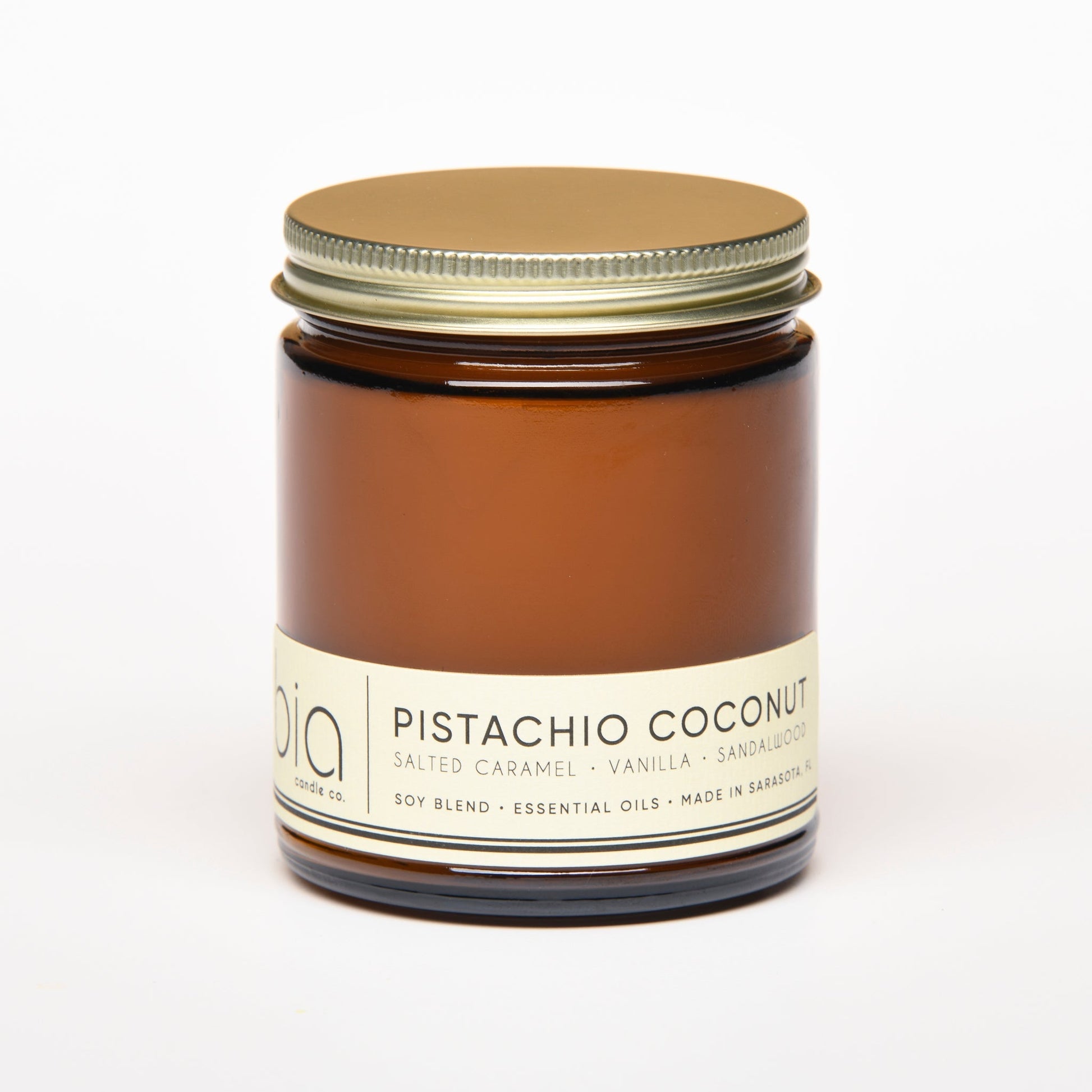 pistachio coconut classic candle with lid