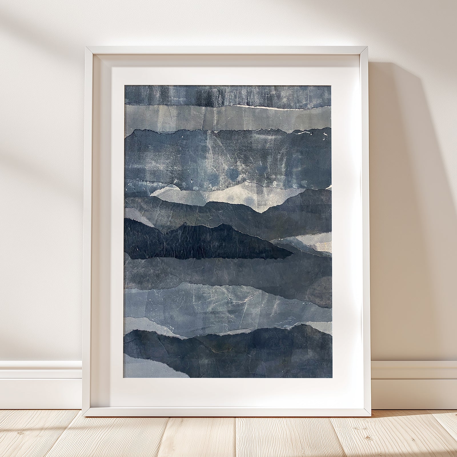Blue Ridges Large Framed Print