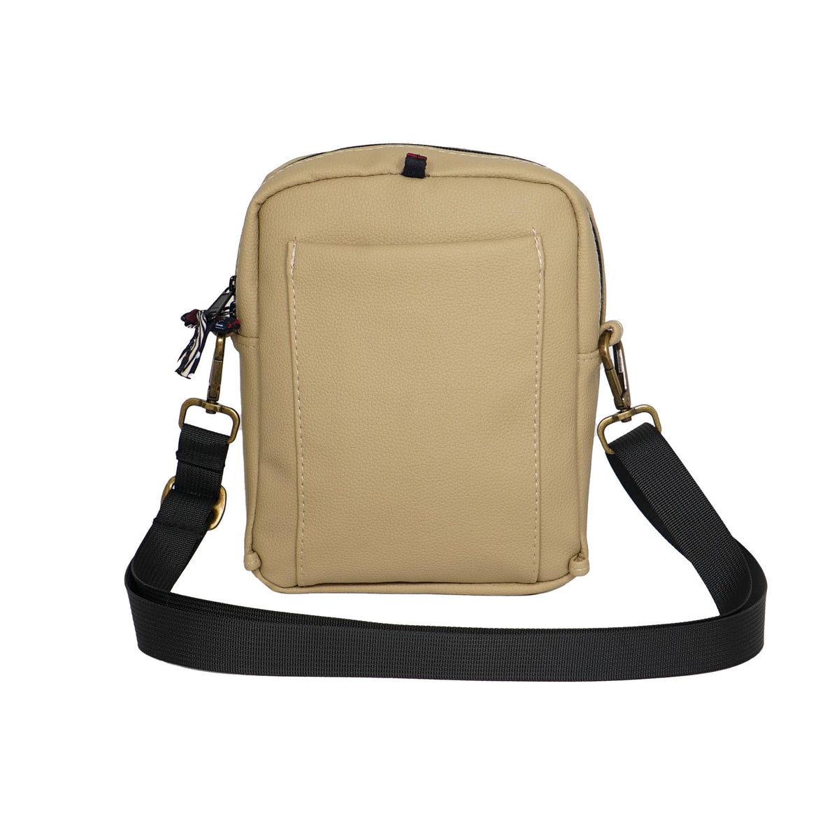 Rozi Vegan Leather Crossbody Bag 2L - EcoDunia #color_latte