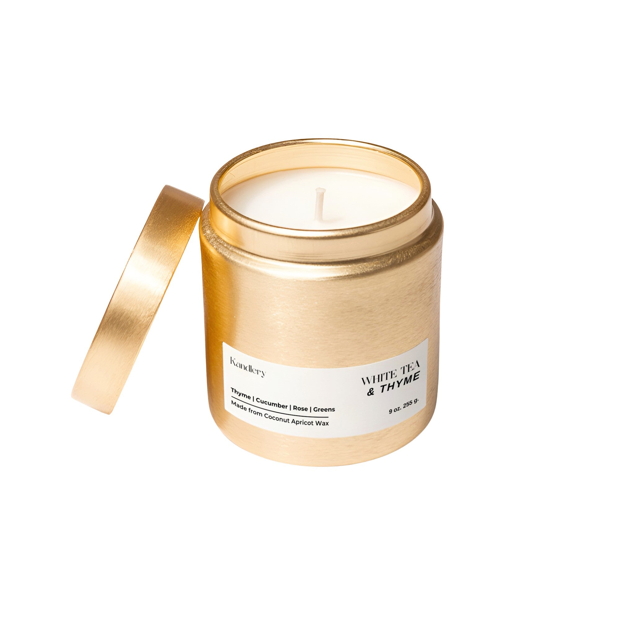 White Tea & Thyme | 9 oz Luxury Candle