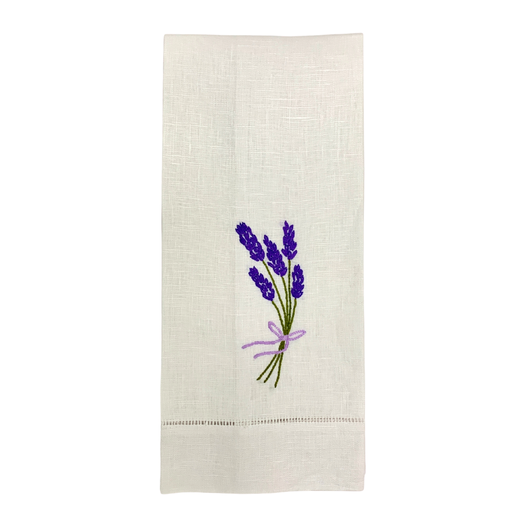 Lavender Sprig Tea Towel