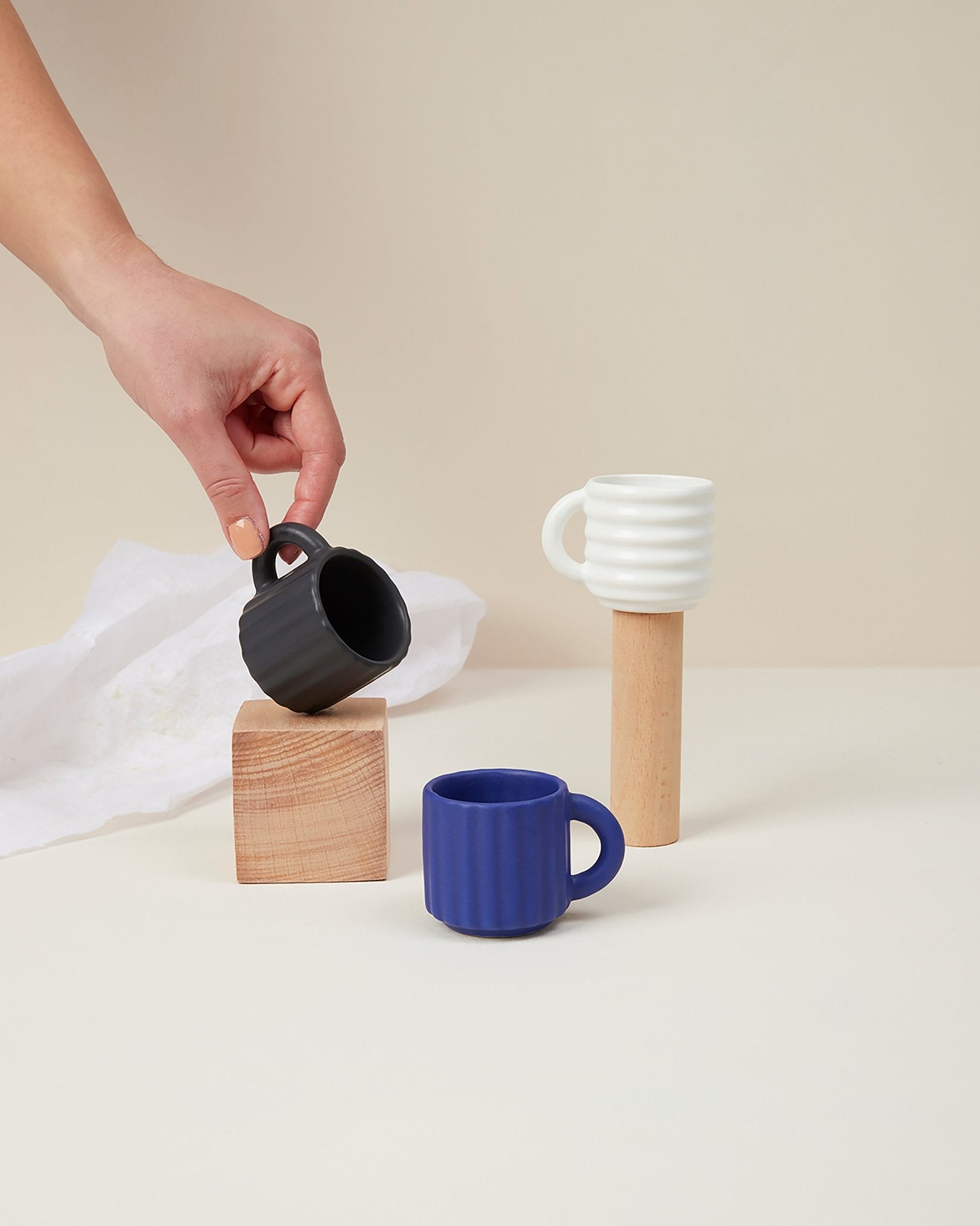 Ripple Espresso Cups Set of 2 - Form&Seek