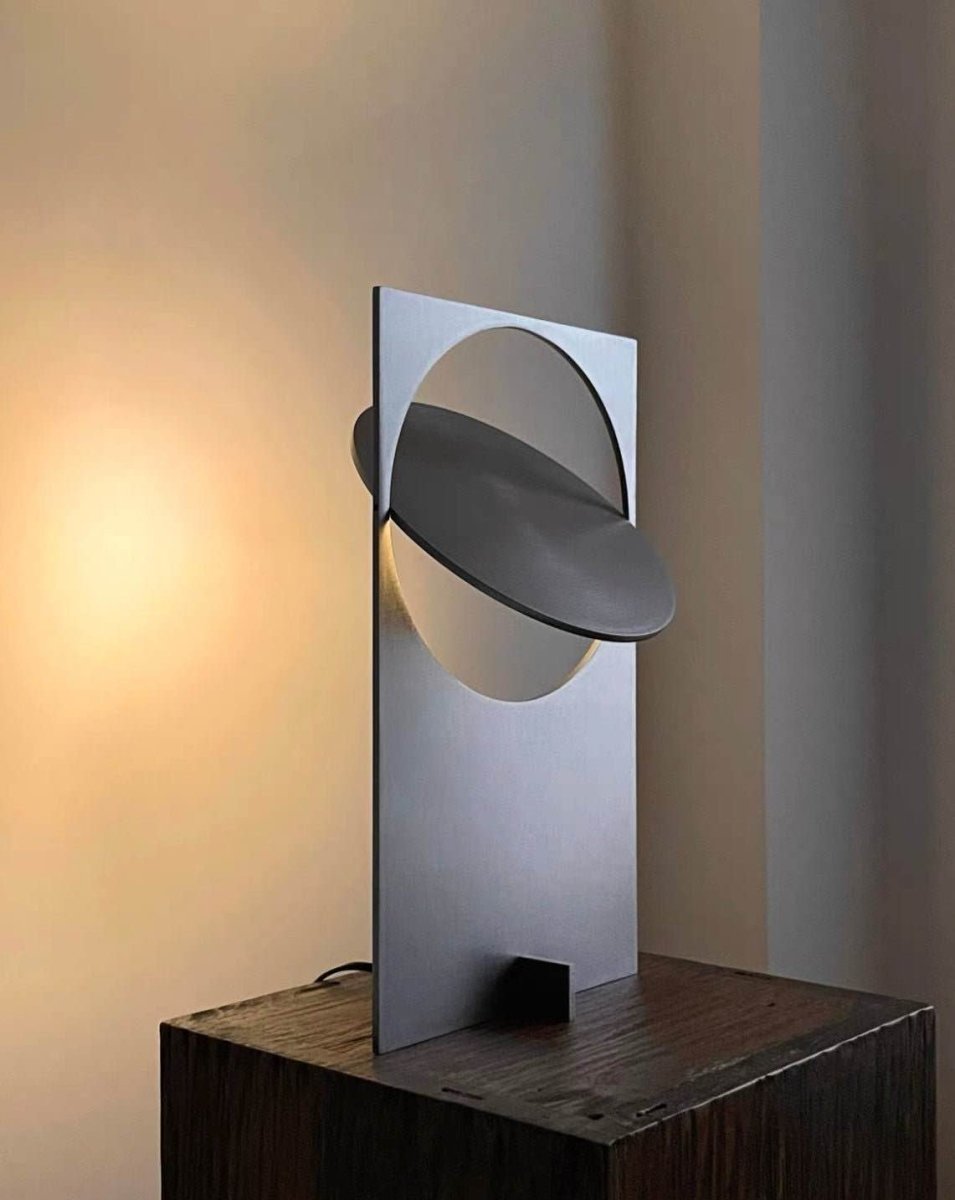 Sunset Table Lamp - Modern Metal Desk Lamp for Living Room & Bedroom - Night Lights & Ambient Lighting - Sunset Table Lamp - Platium - Inspecial Home