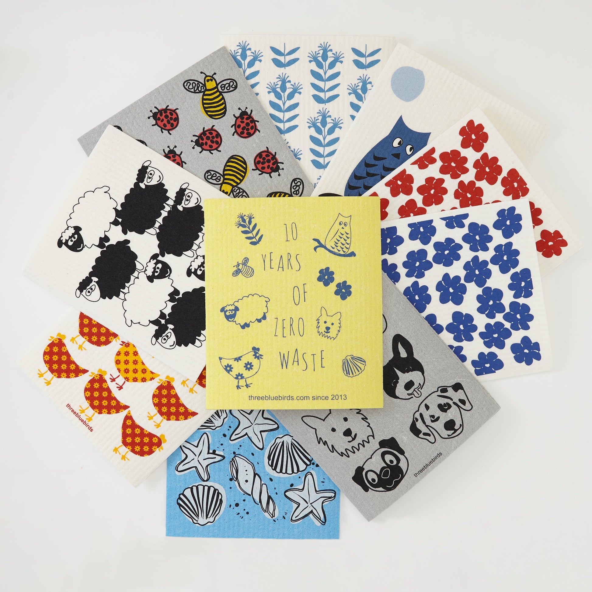 10 Years of Zero Waste Bundle Swedish Dishcloths