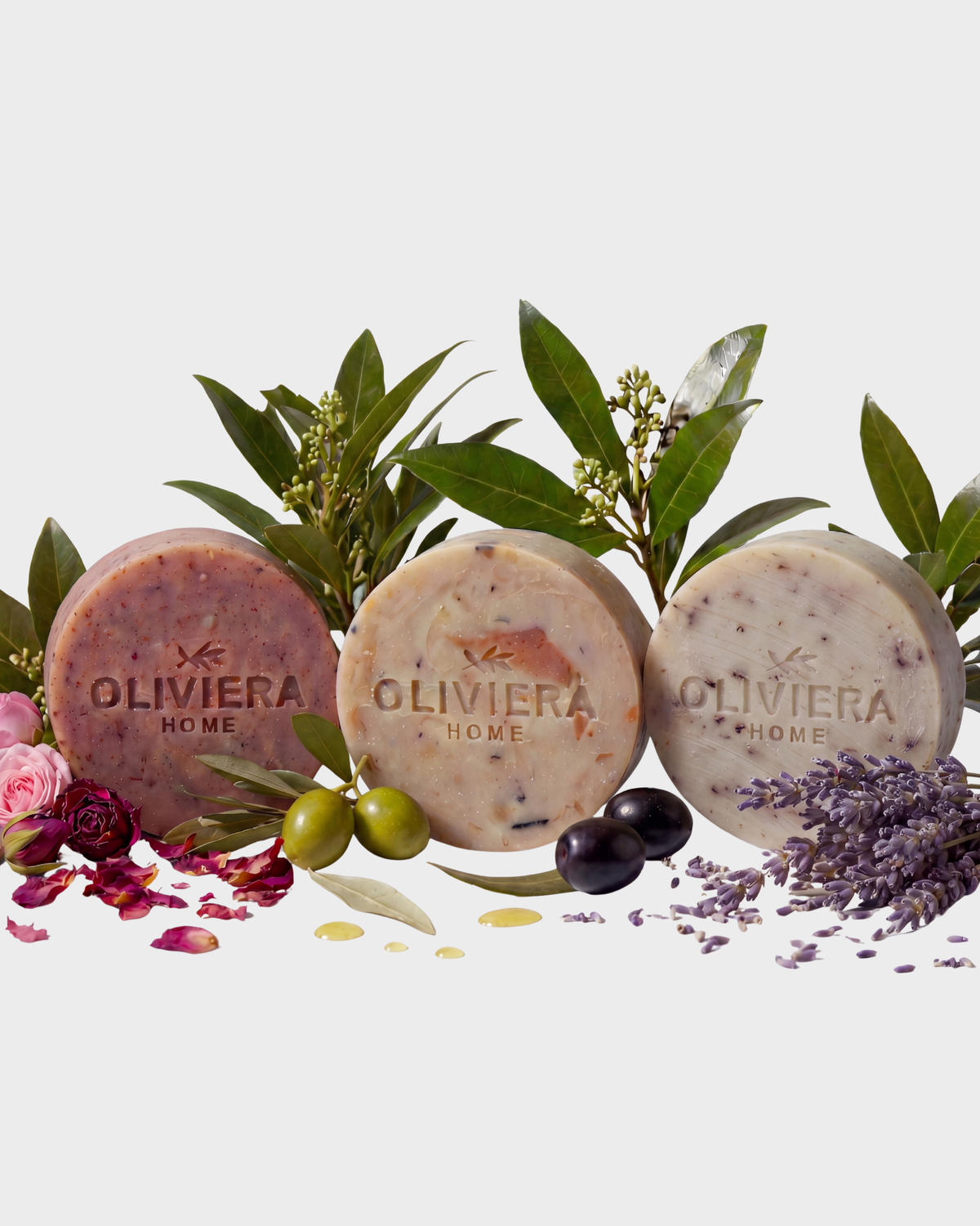 Rose Petal, Olive Oil and Lavender Bar Soap