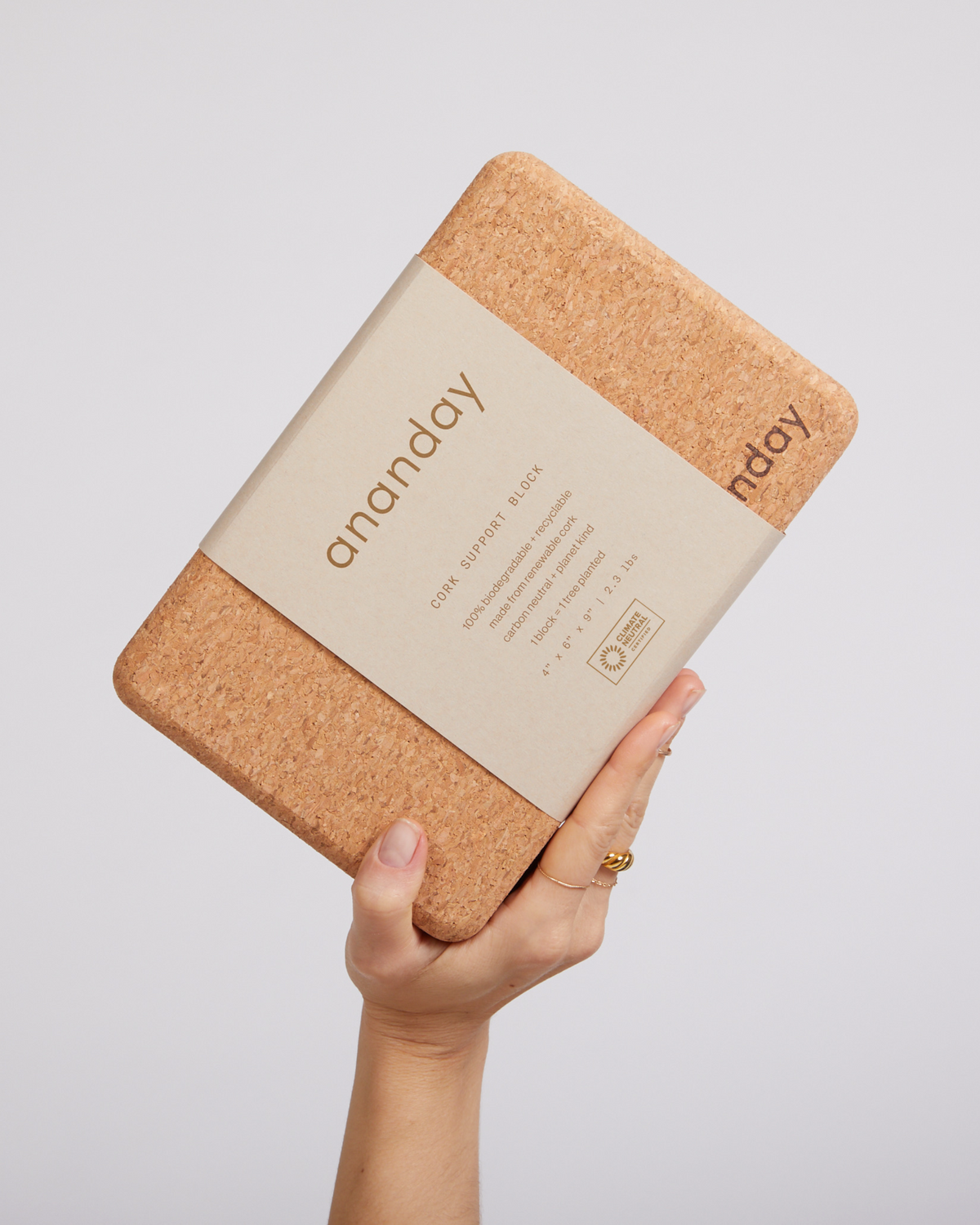 Cork Yoga Block - Ananday