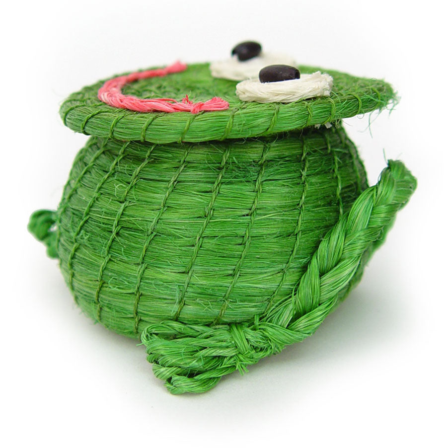 Mbare Freddy Frog Lidded Basket - Thumbnail 2