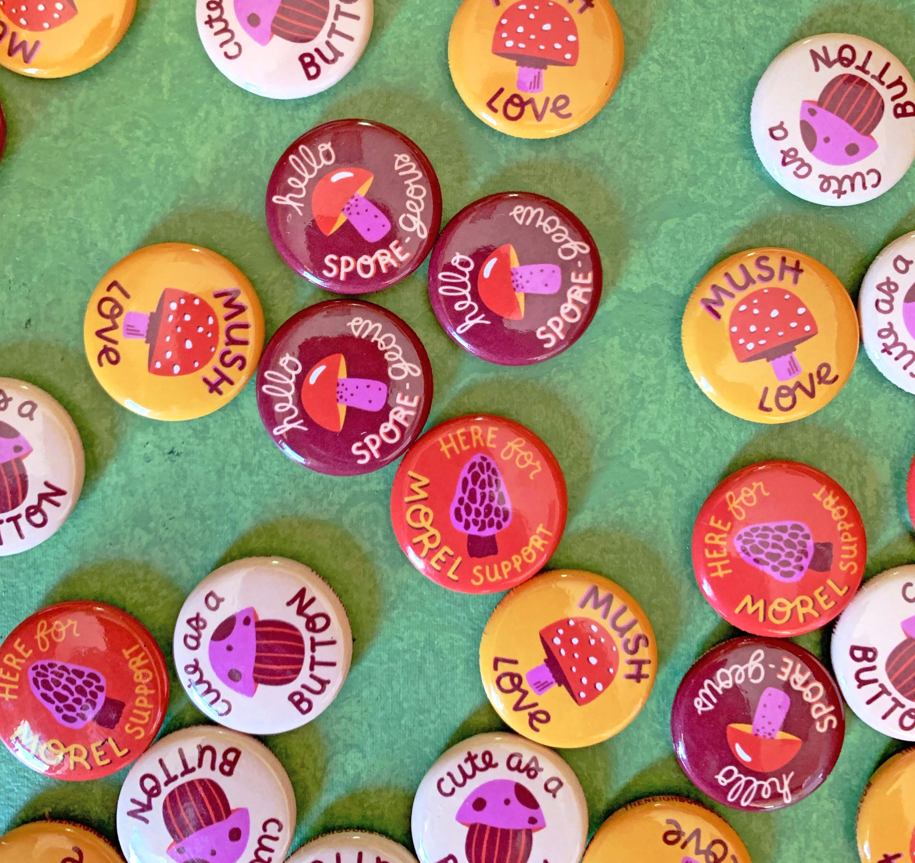 Mush Love Mushroom Magnet Set - Thumbnail 2